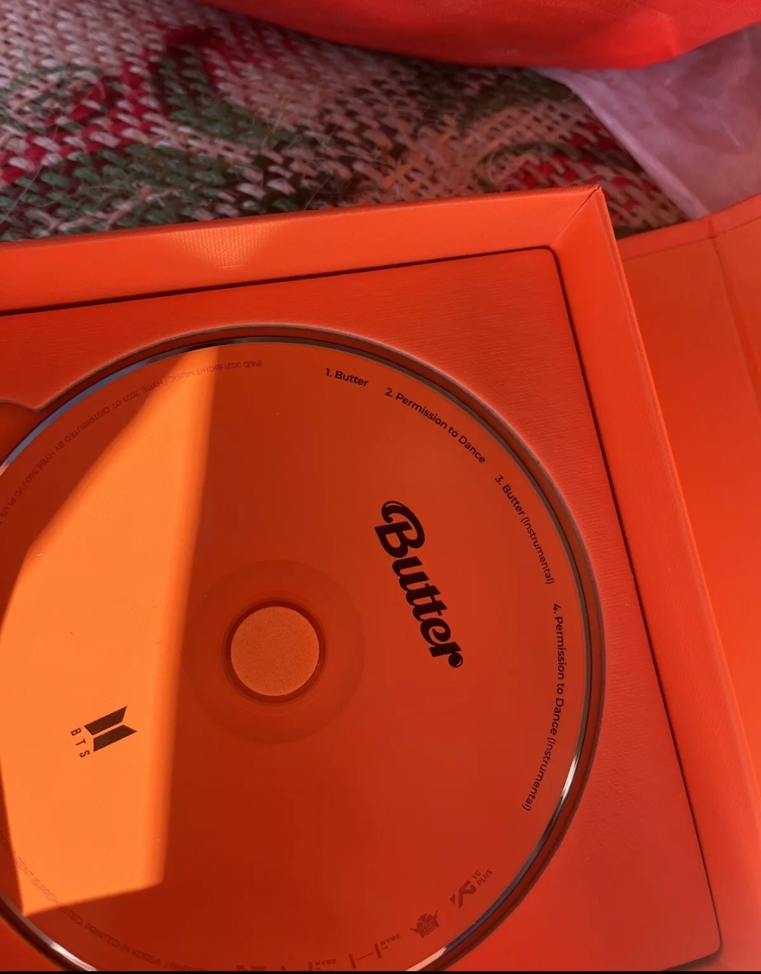 cds y vinilos - BTS BUTTER PEACH (SIN MENSAJE Y SIN PHOTOCARD)  0