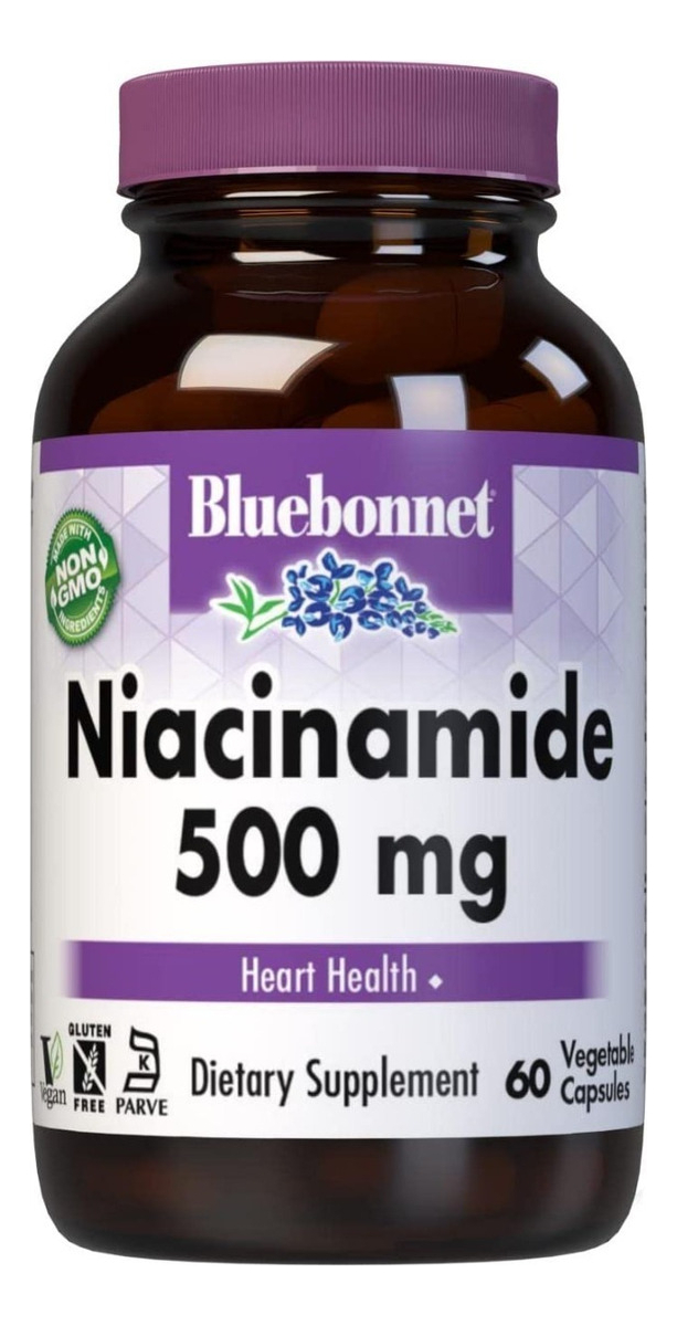 Salud y Equipamiento Médico - Niacinamida 500 Mg Bluebonnet