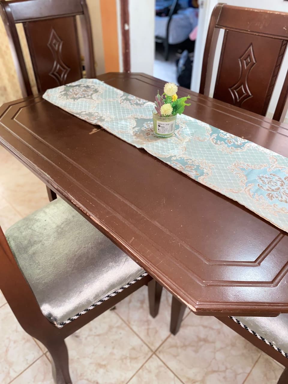 muebles y colchones - Vendo comedor de 4 sillas 2
