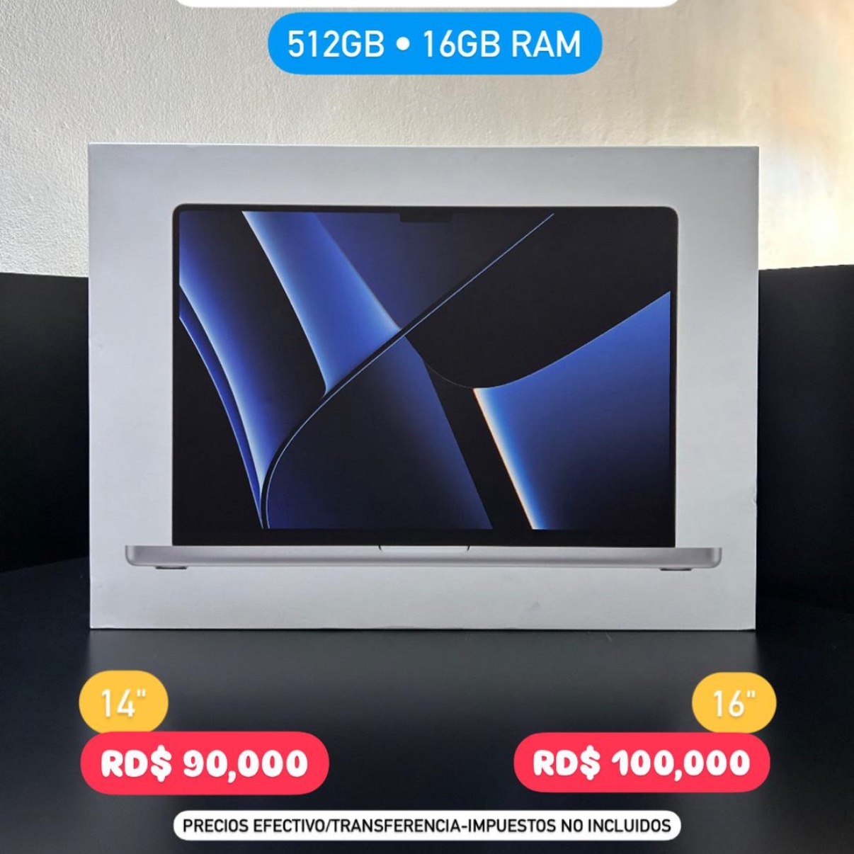 computadoras y laptops - MACBOOK PRO M2 PRO 14" & 16" 512GB 16GB RAM SELLADAS OFERTAAA