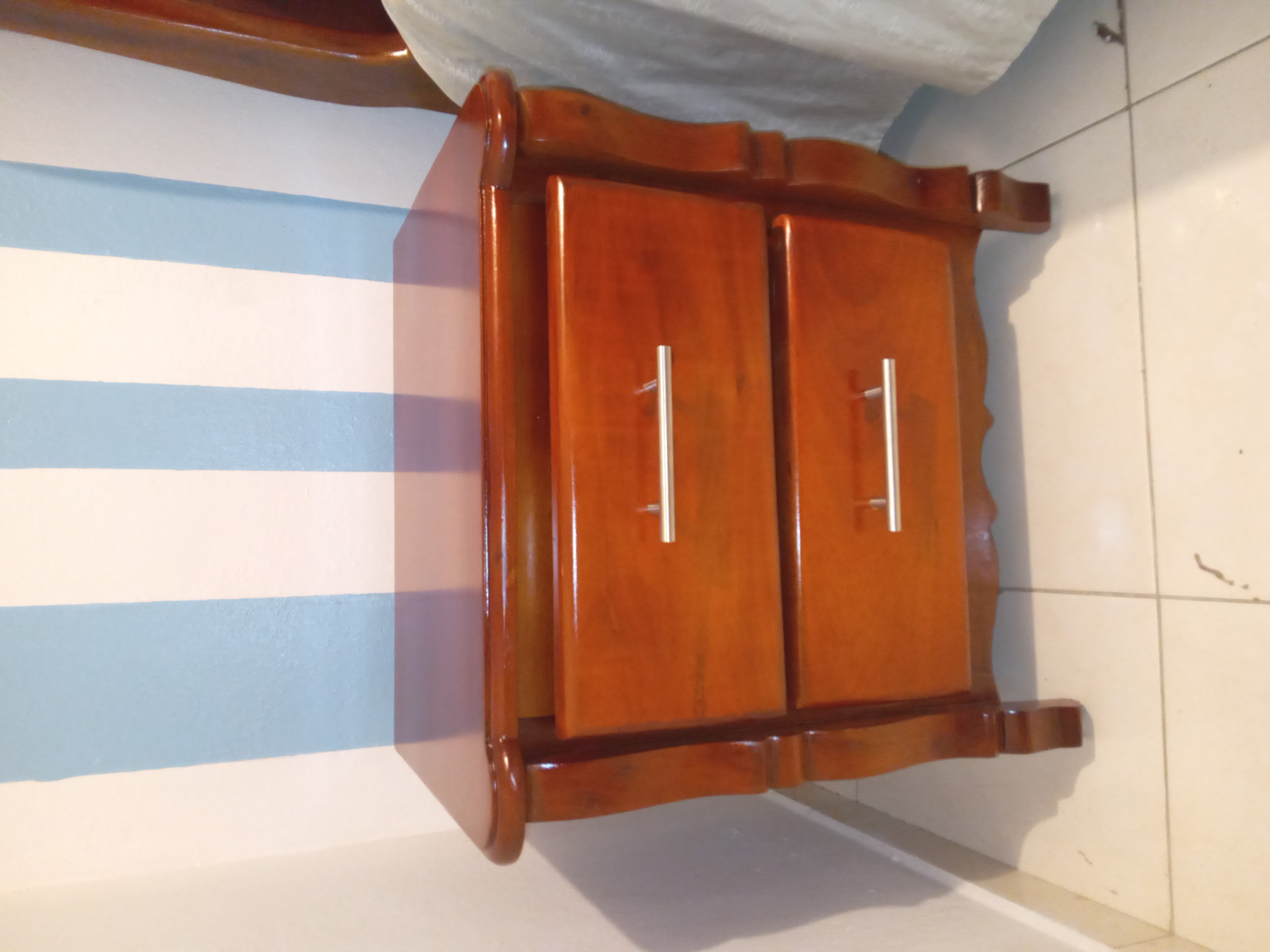 muebles y colchones - Juego de Habitación  Twin en Caoba 4