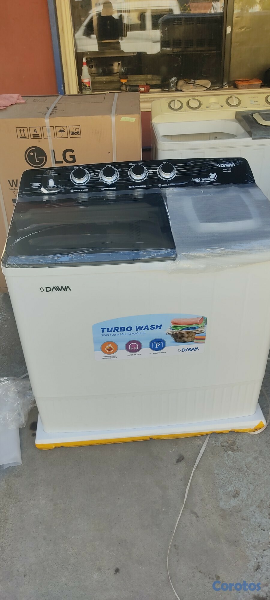 electrodomesticos - Lavadora dawia 36 libra nueva 1