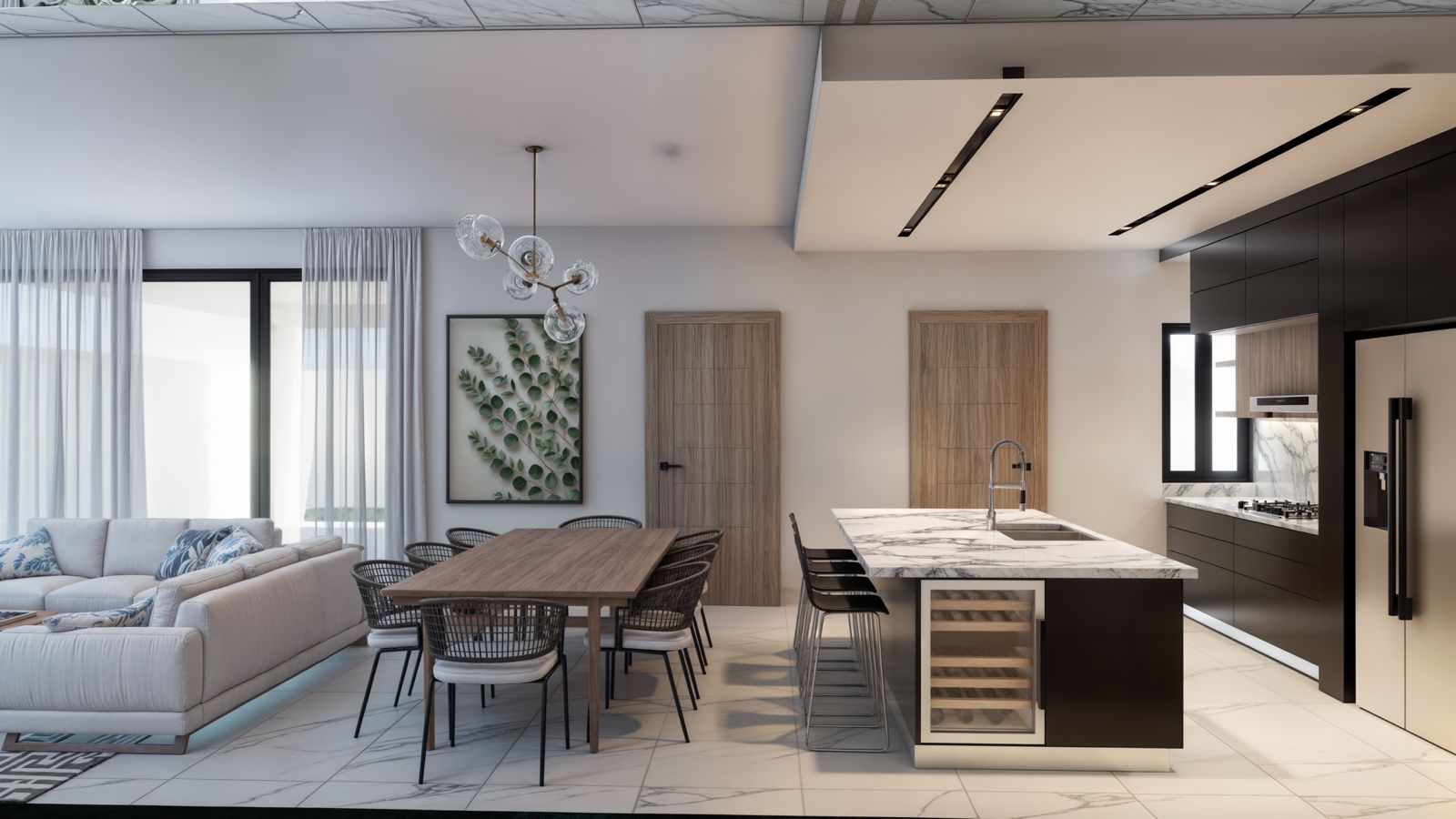 casas - MODERNA CASA EN VENTA, VILLA MARIA, SANTIAGO. 4