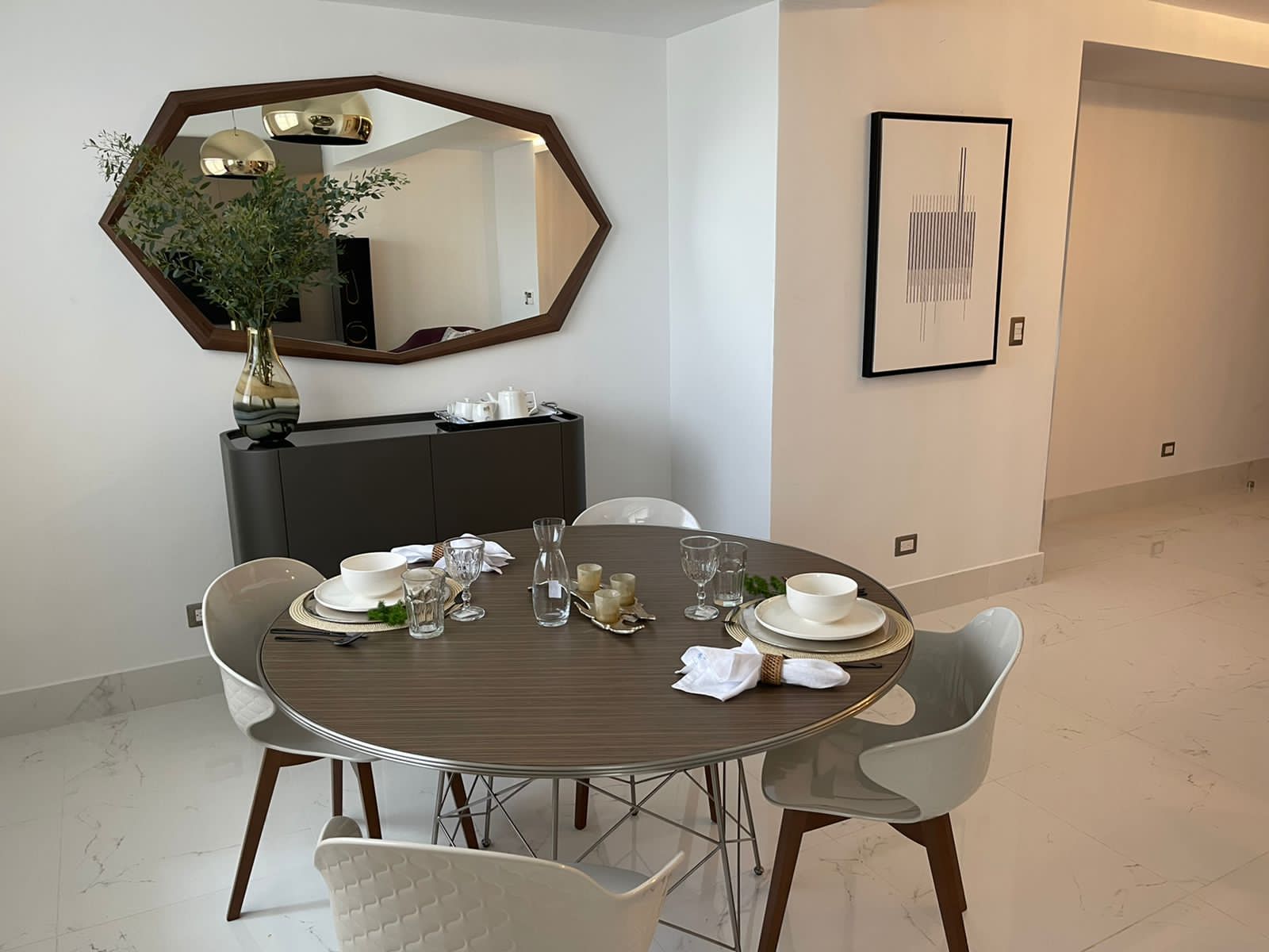 apartamentos - Apartamento Alquiler Piantini de UNA Habitación  4