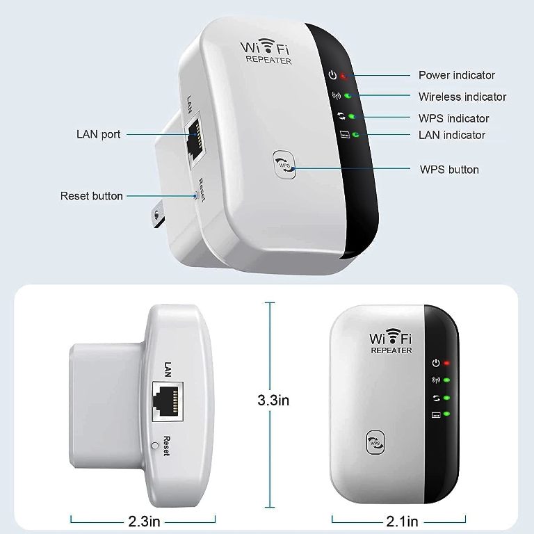 computadoras y laptops - Amplificador de señal WiFi, punto de acceso  1