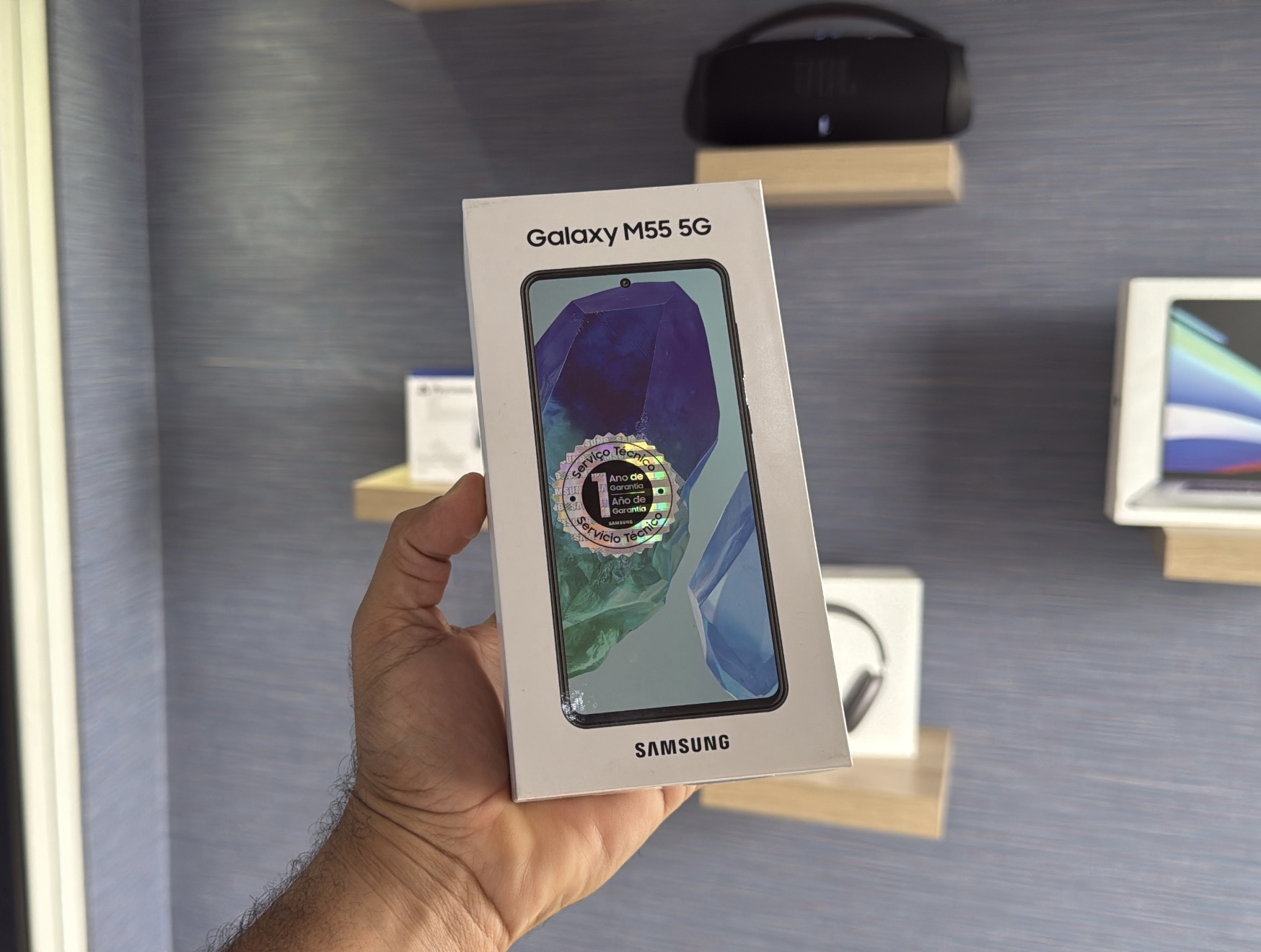 celulares y tabletas - Samsung Galaxy M55 256GB| 8GB RAM Nuevo RD$ 18,000