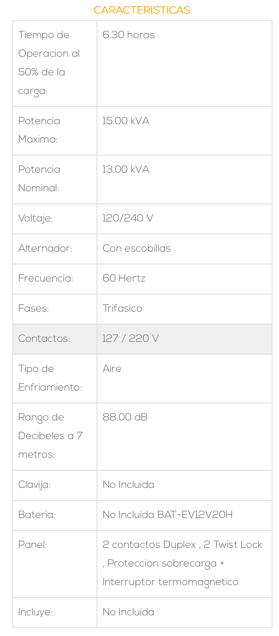 construccion e industrial - Generador Trifasico EVANS de 13 kw 8