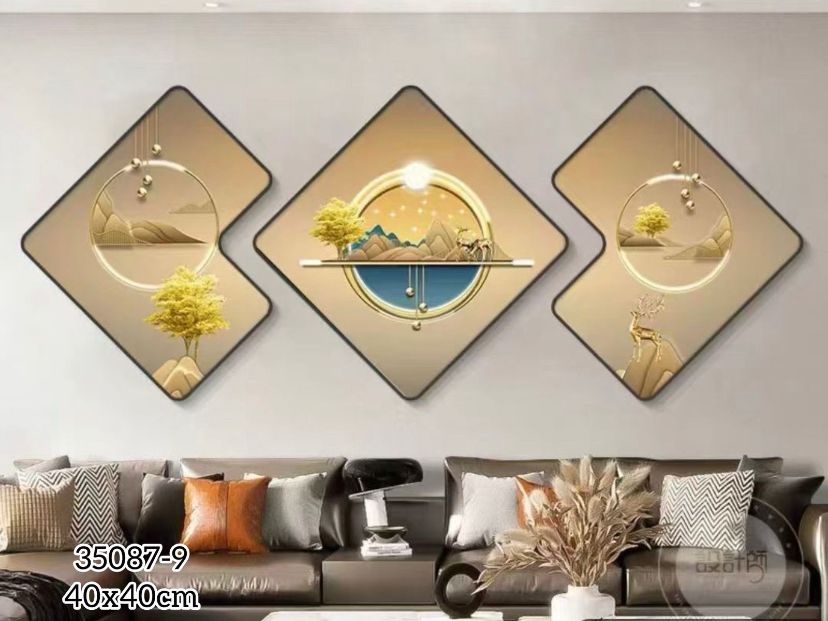 decoración y accesorios - trío de cuadro