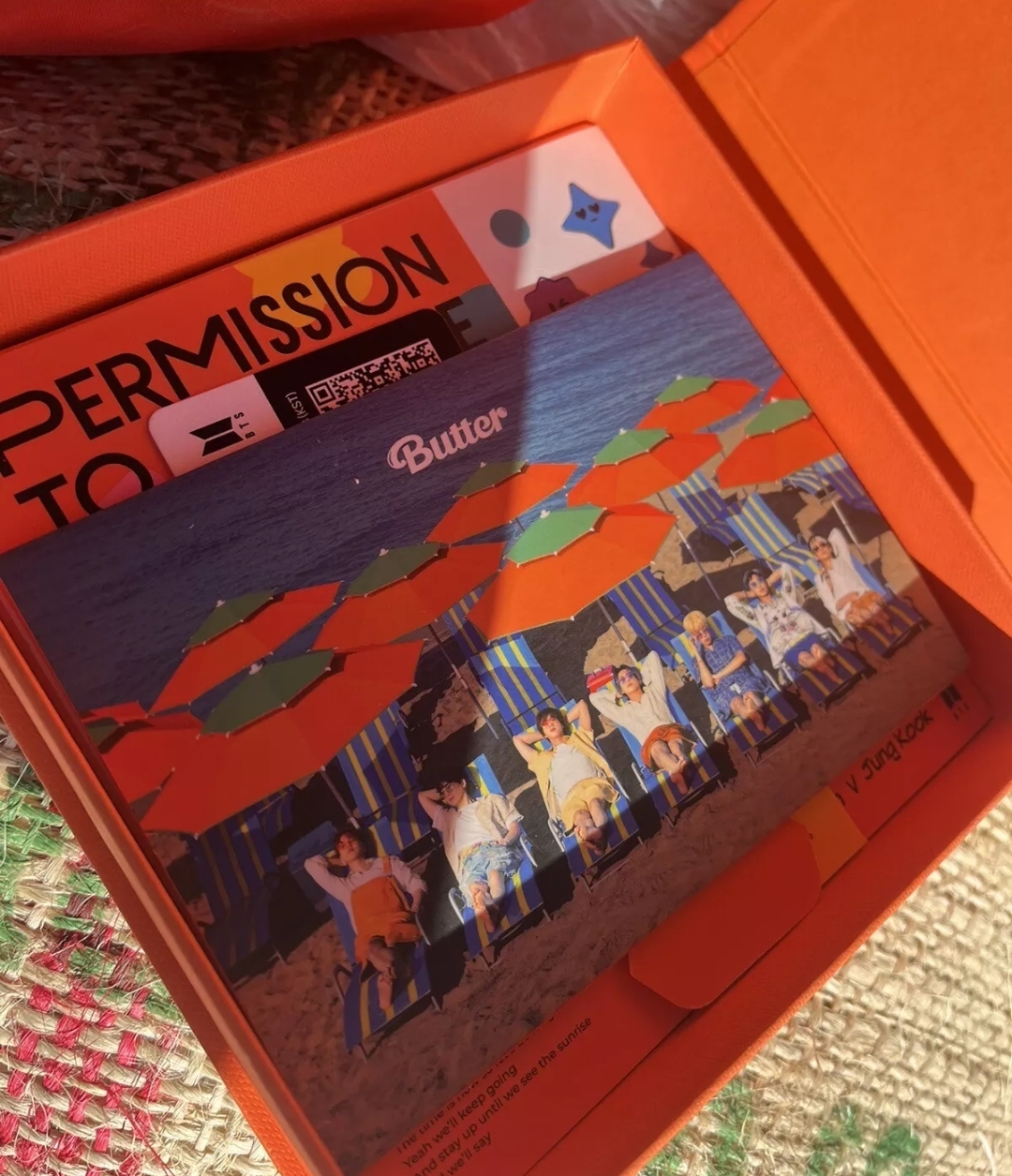 cds y vinilos - BTS BUTTER PEACH (SIN MENSAJE Y SIN PHOTOCARD)  1