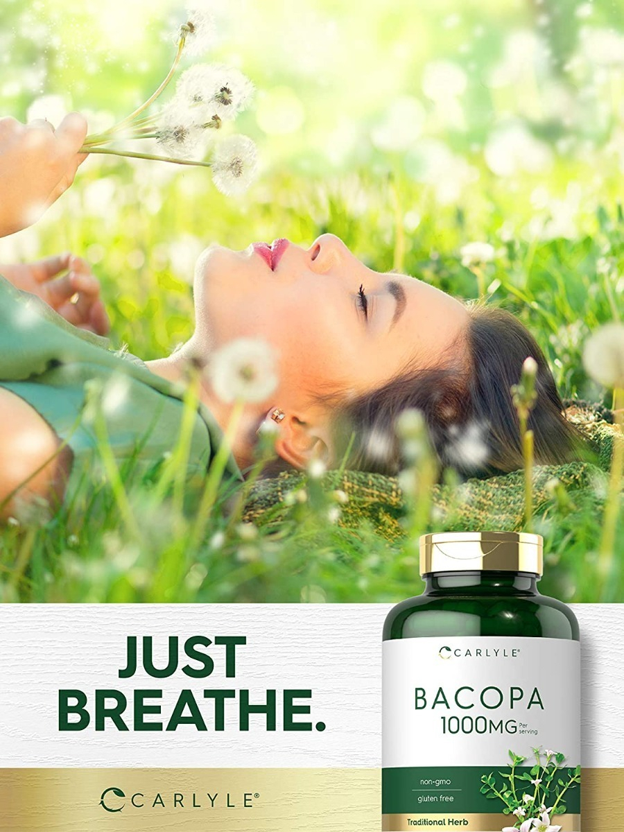 Salud y Equipamiento Médico - Bacopa Monnieri 1000 Mg 180 Cap Sin Ogm Y Sin Gluten 5