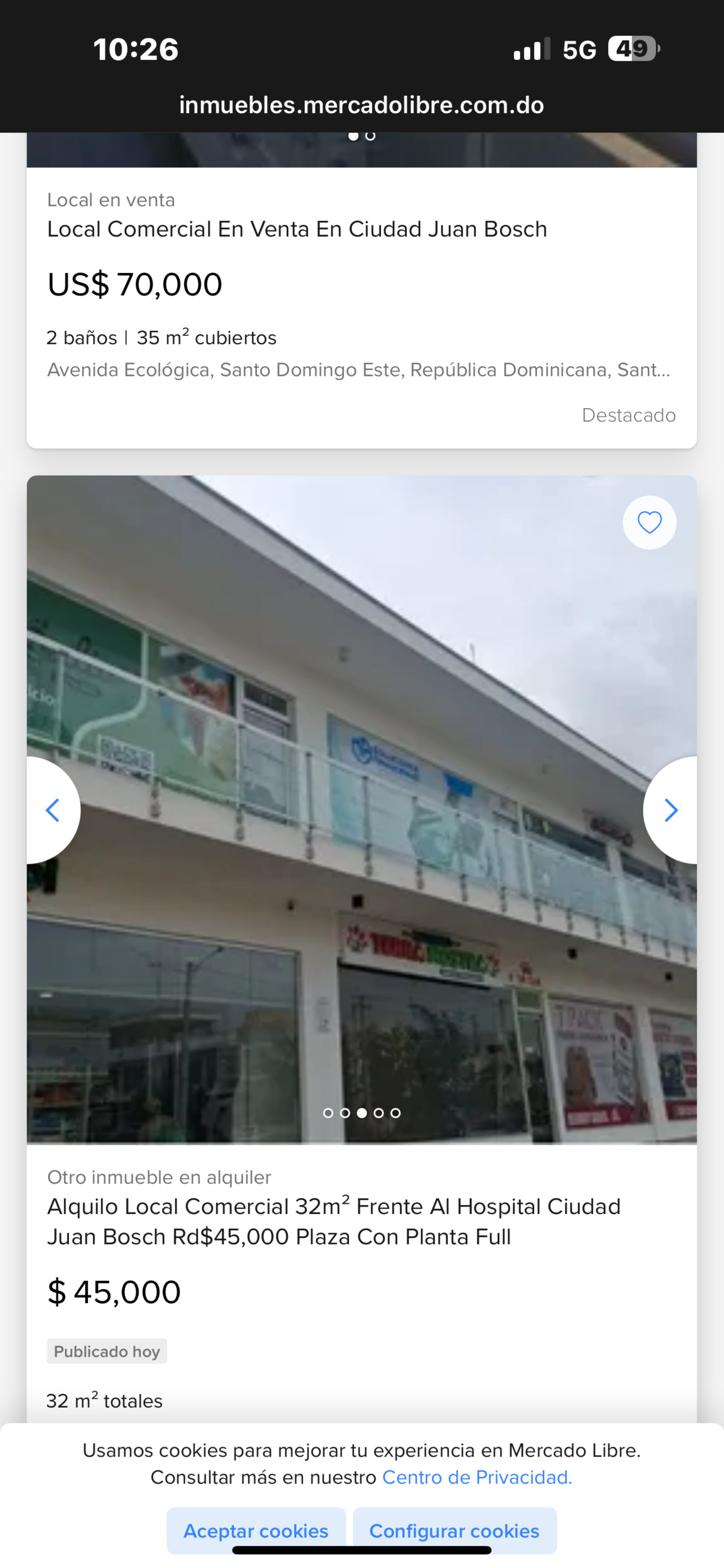 oficinas y locales comerciales - local comercial en alquiler en cuidad juan bosh Santo Domingo este  2