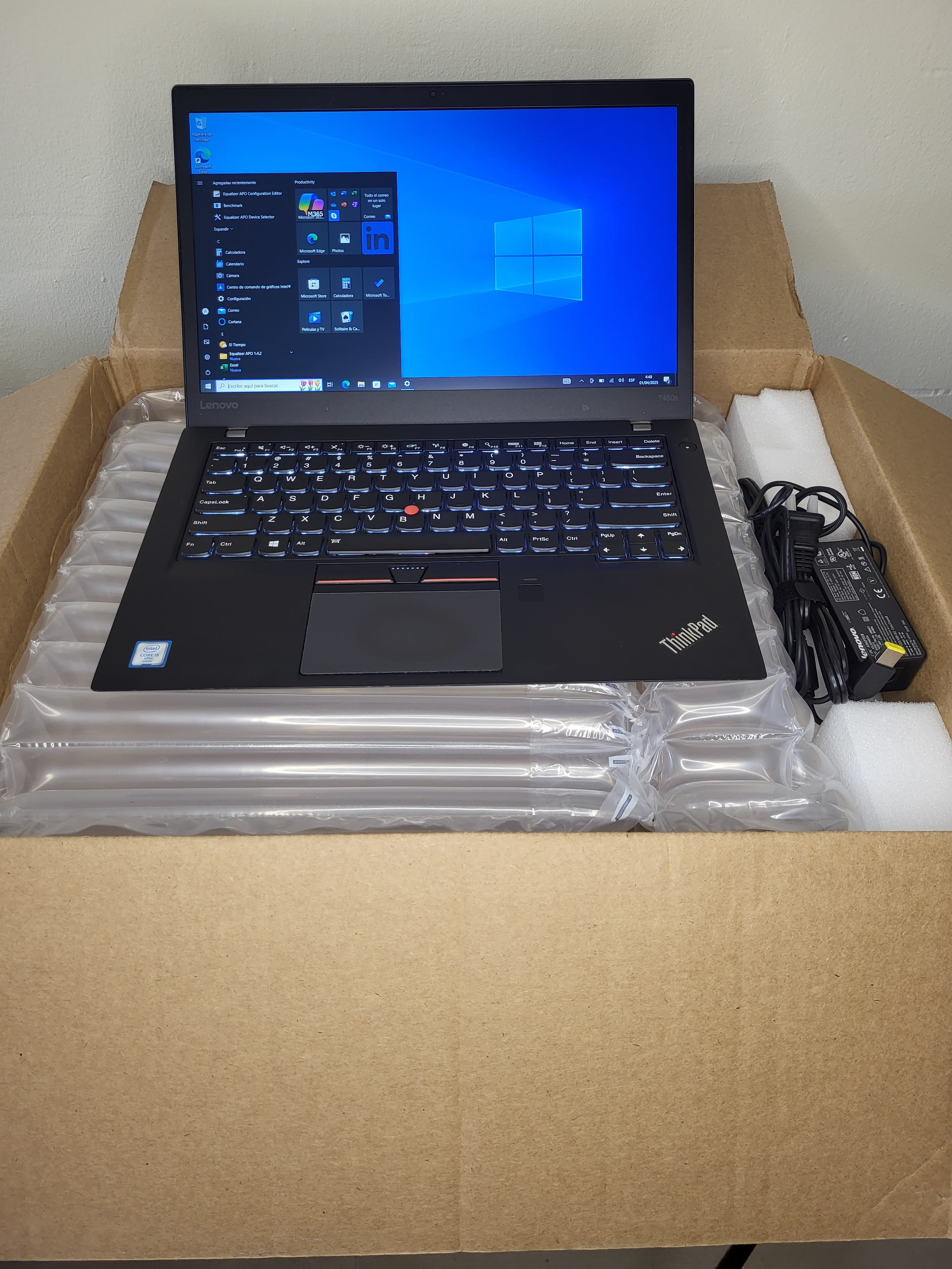 computadoras y laptops - LENOVO T460S CORE i5 + 20GB RAM +256GB SSD M.2