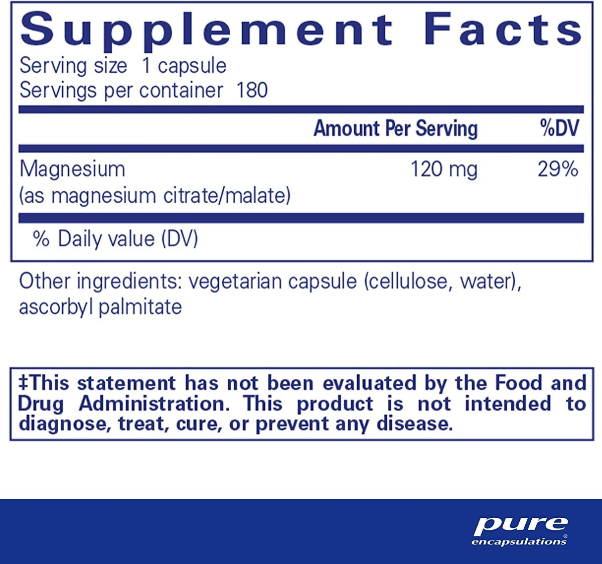 Salud y Equipamiento Médico - Citrato De Magnesio 120mg Pure - U - Unidad A $1761 1