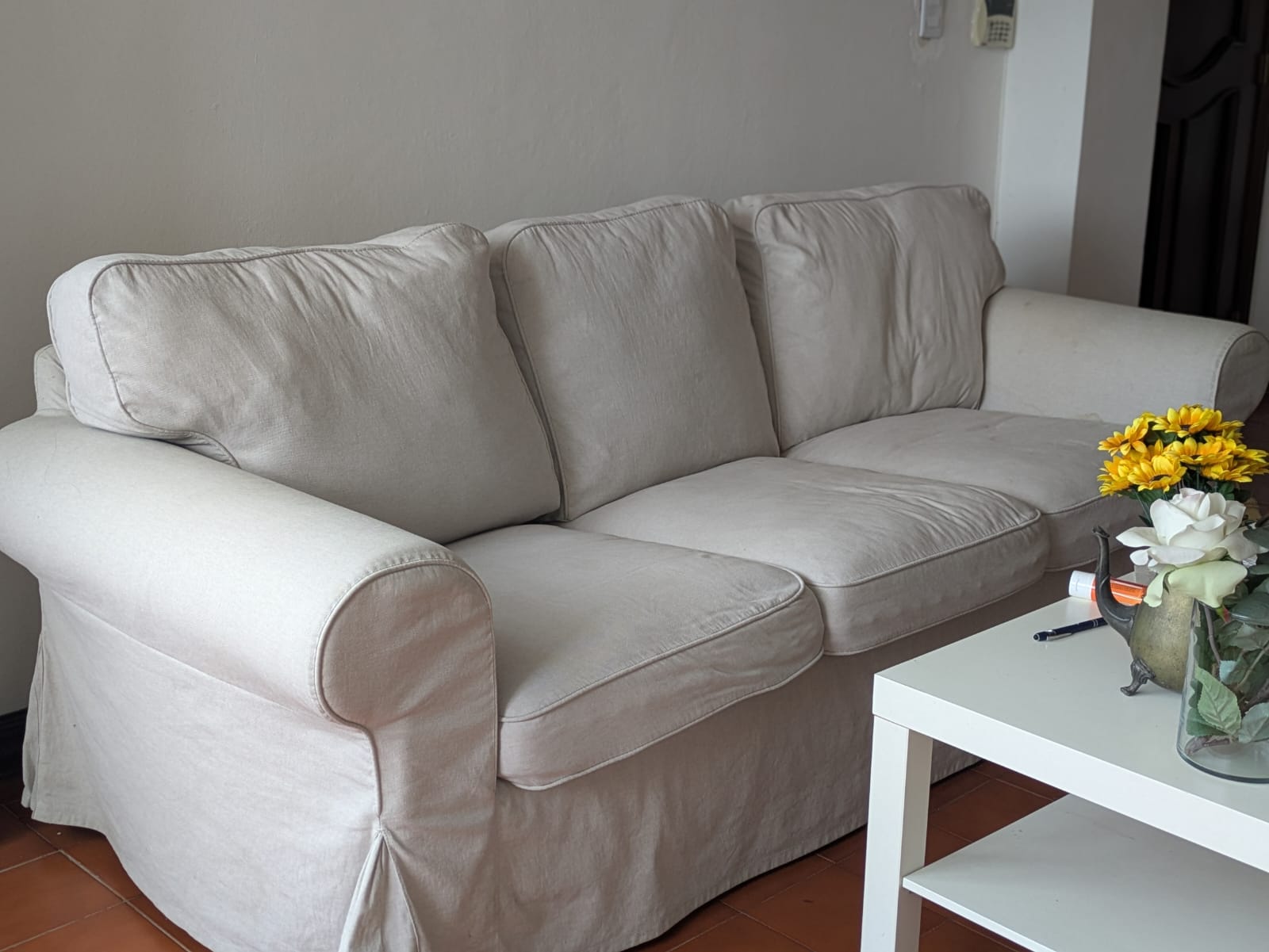 muebles y colchones - mueble de 3 plazas sofa