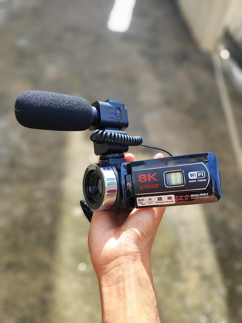 camaras y audio - Videocámara 8K 64MP Cámara de Vlog Cámara de Vlog 18X Zoom digital para YouTube