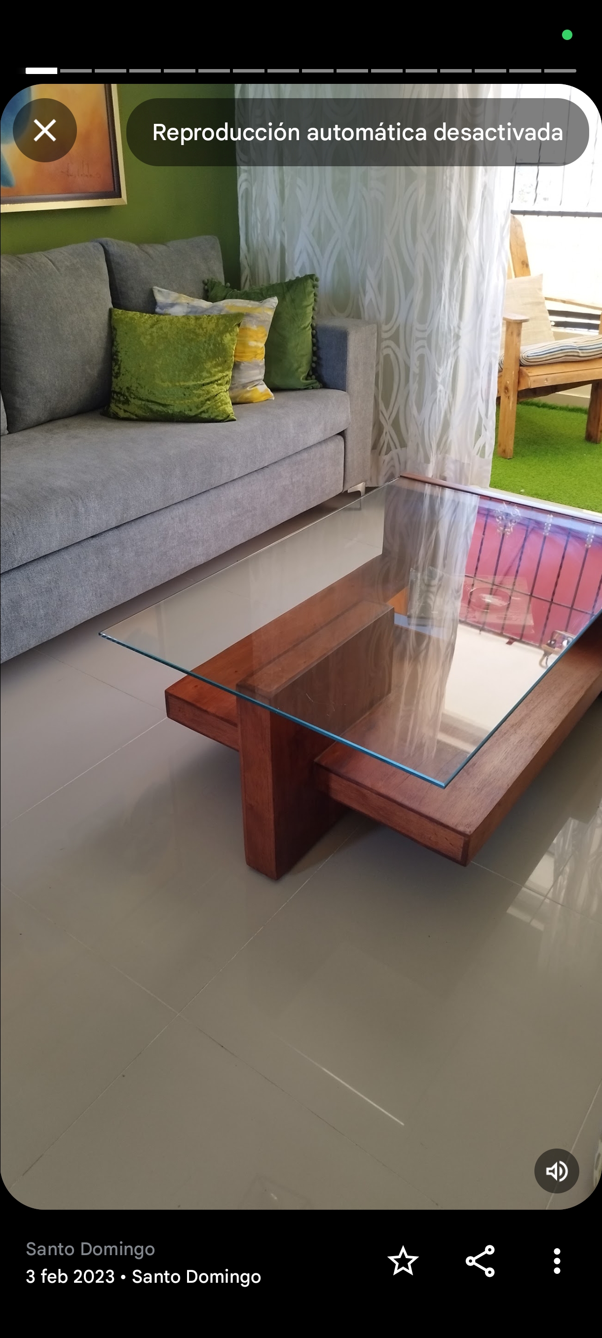 decoración y accesorios - mesa en caoba