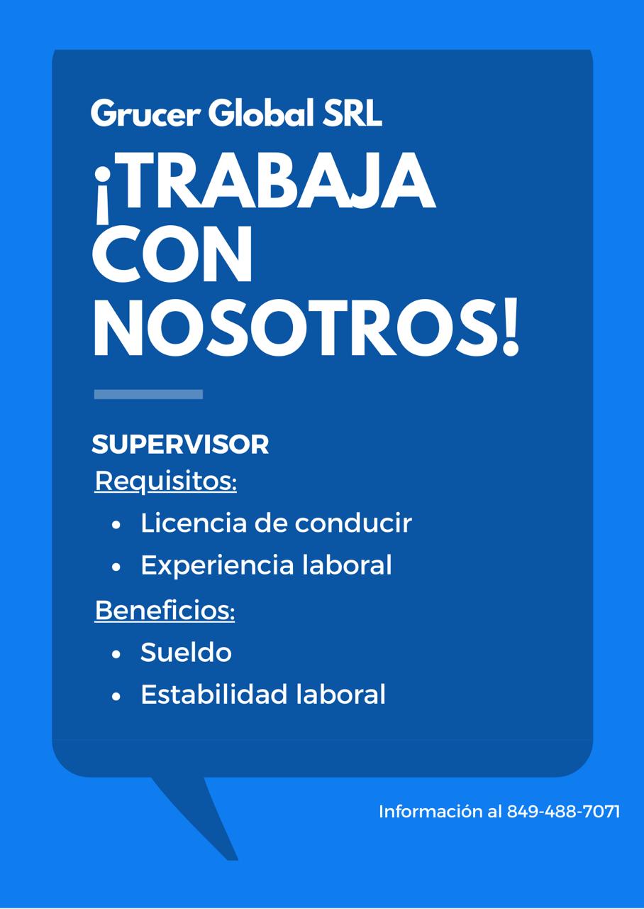 empleos disponibles - SUPERVISOR(A) Y SERVICIO AL CLIENTE 2