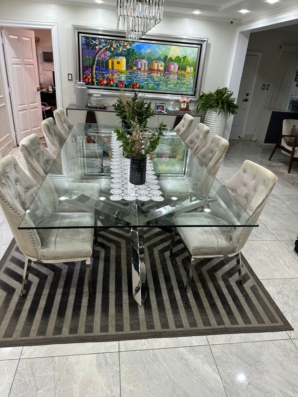 muebles y colchones - Comedor de lujo 8 sillas, sólo por esta semana RD$ 60,000.00 3