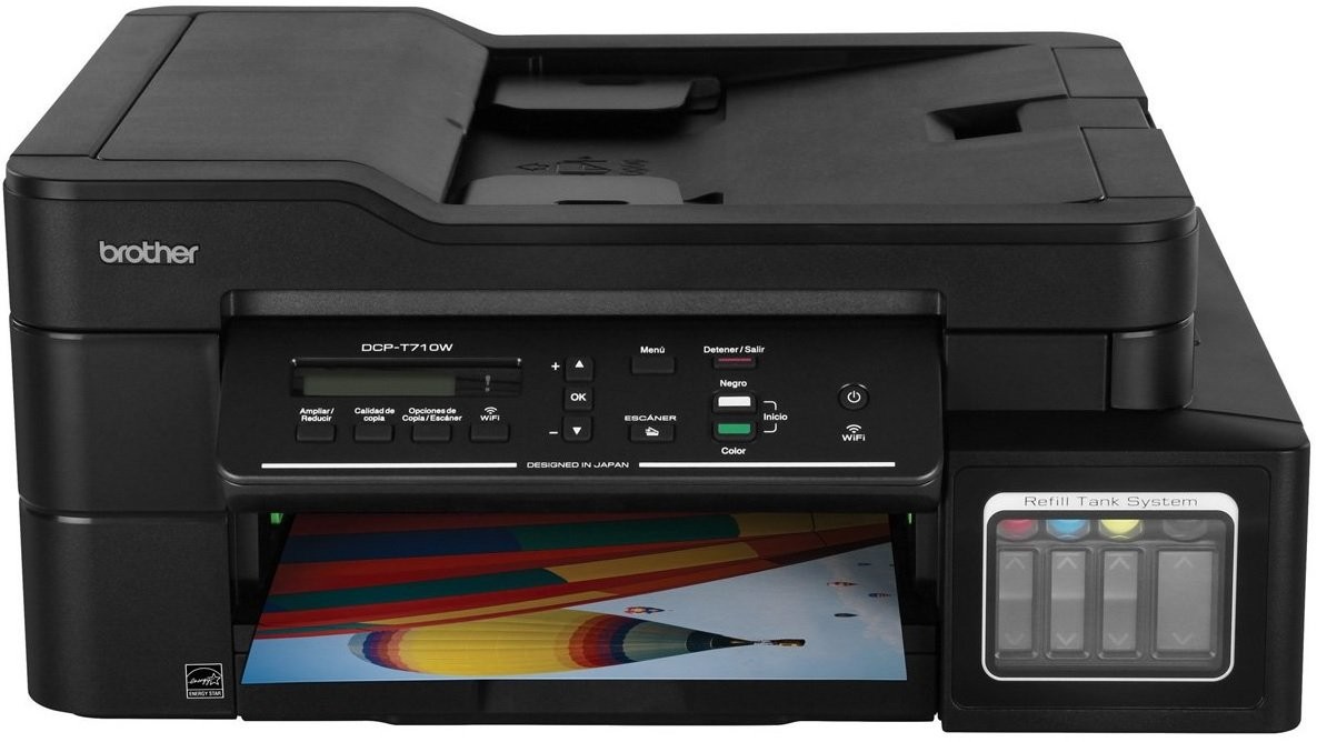 impresoras y scanners - Multifuncional  Brother DCP-T720W Color con SISTEMA de RECARGA de FABRICA 