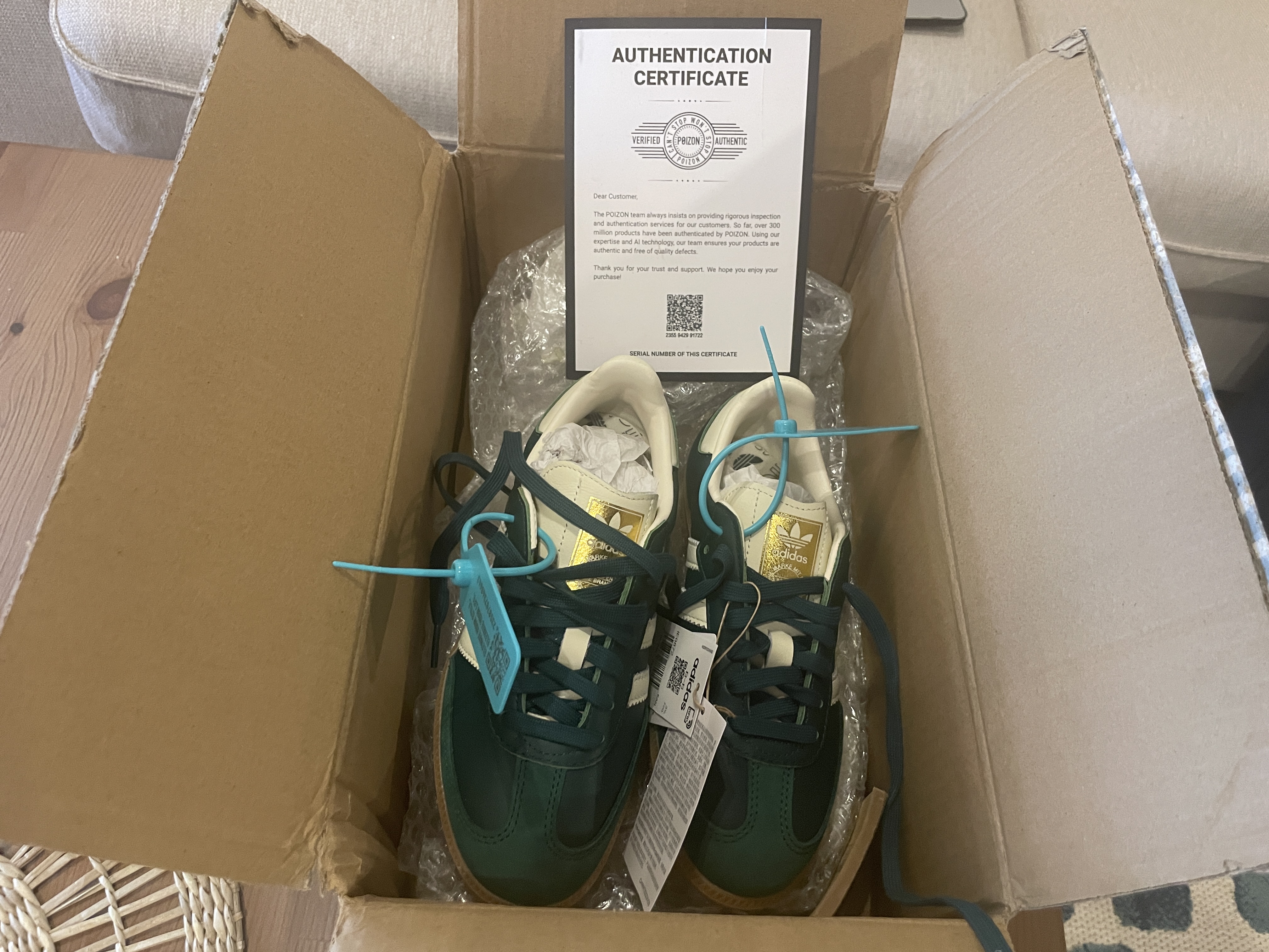 zapatos para mujer - Adidas Samba, original, talla 5 2
