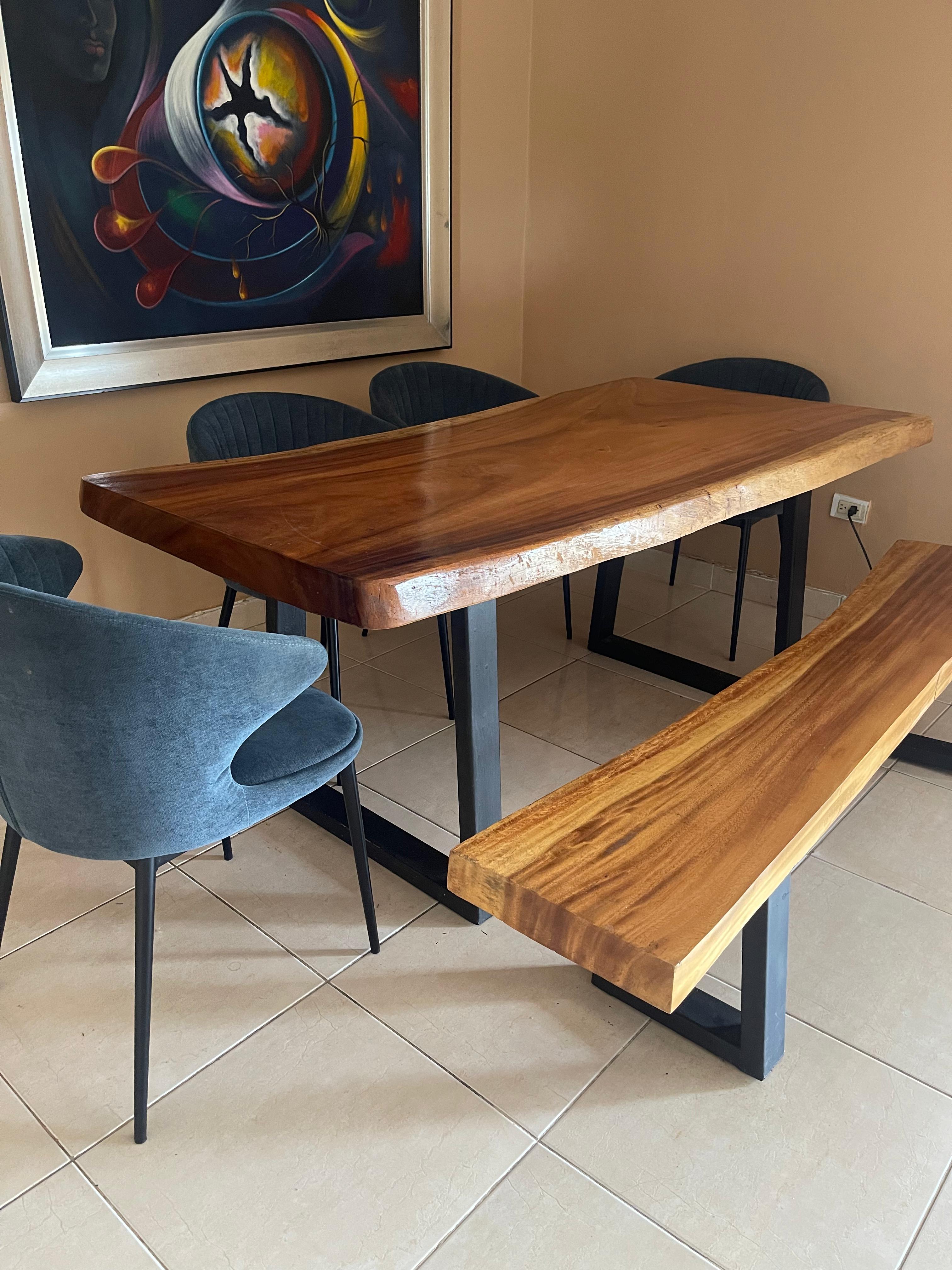 muebles y colchones - VENDO COMEDOR EN TRONCO  0