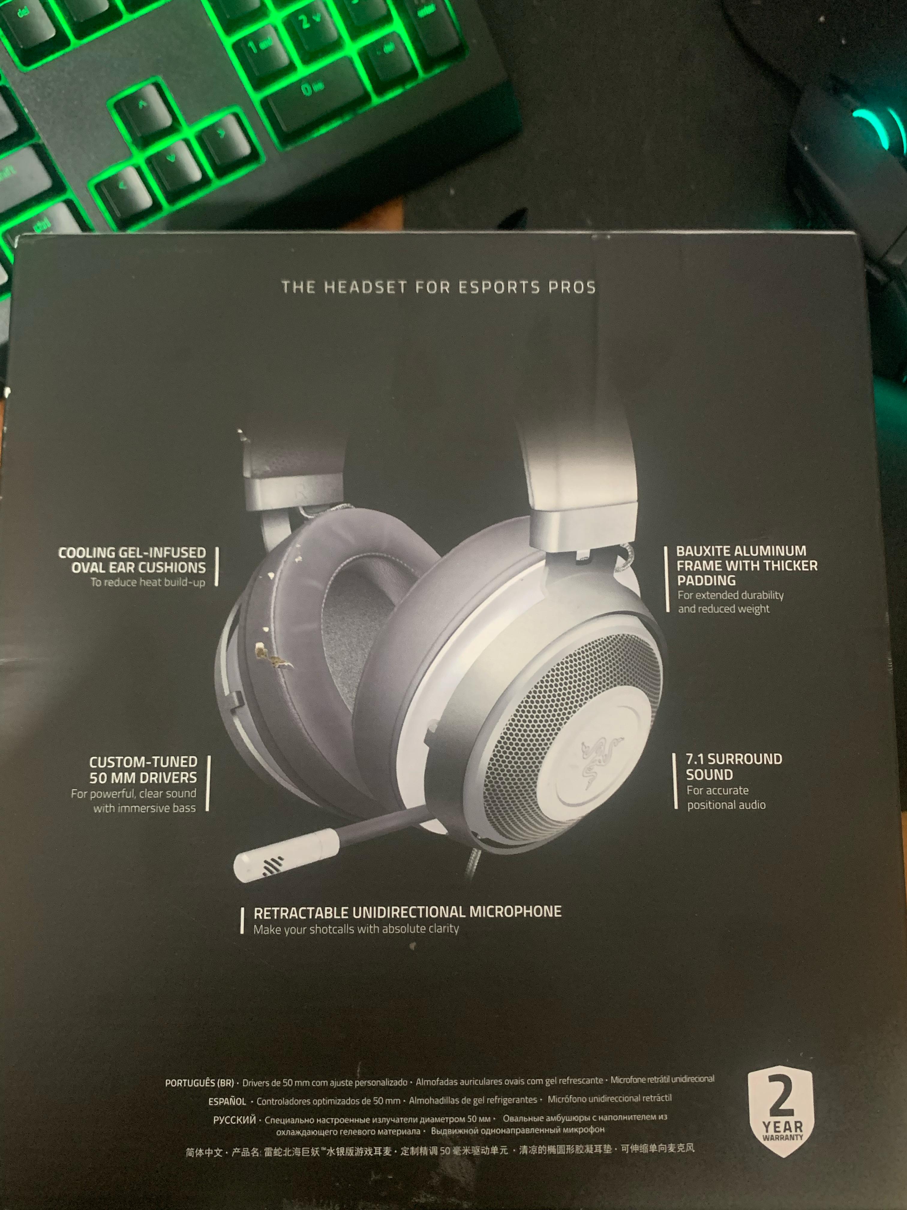 camaras y audio - Razer kraken mercury 0