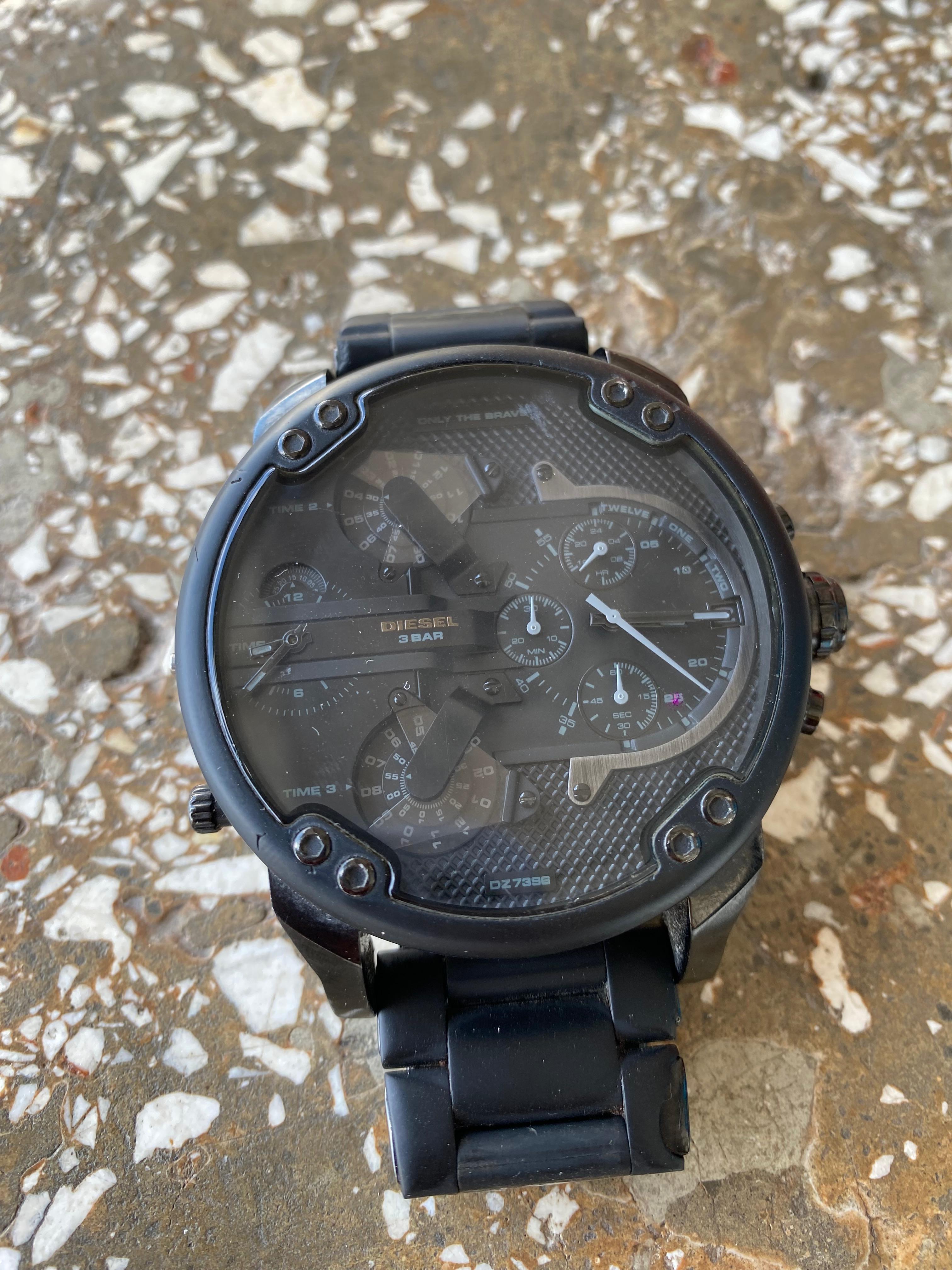 joyas, relojes y accesorios - RELOJ DIESEL 3BAR BLACK ORIGINAL 0