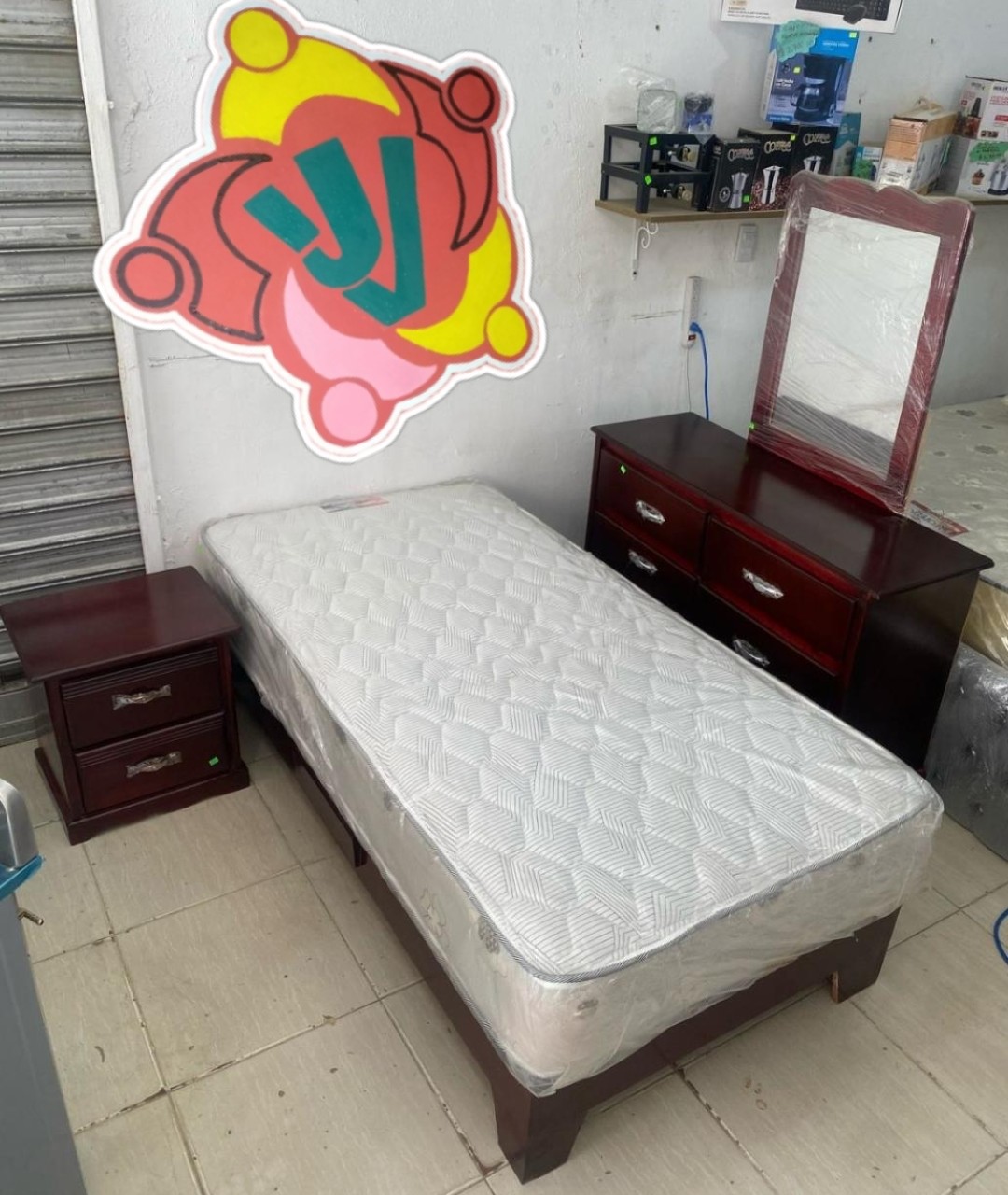 muebles y colchones - Juego de Habitación para Dormitorio Disponible en Tamaños de 39 - 54 y 60" 3