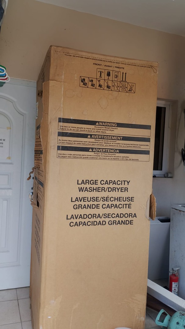 electrodomesticos - Lavadora Secadora Torre a Gas Whirpool Nueva 3