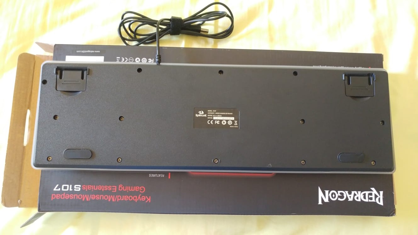 computadoras y laptops - Combo Mouse y teclado Redragon S107 1