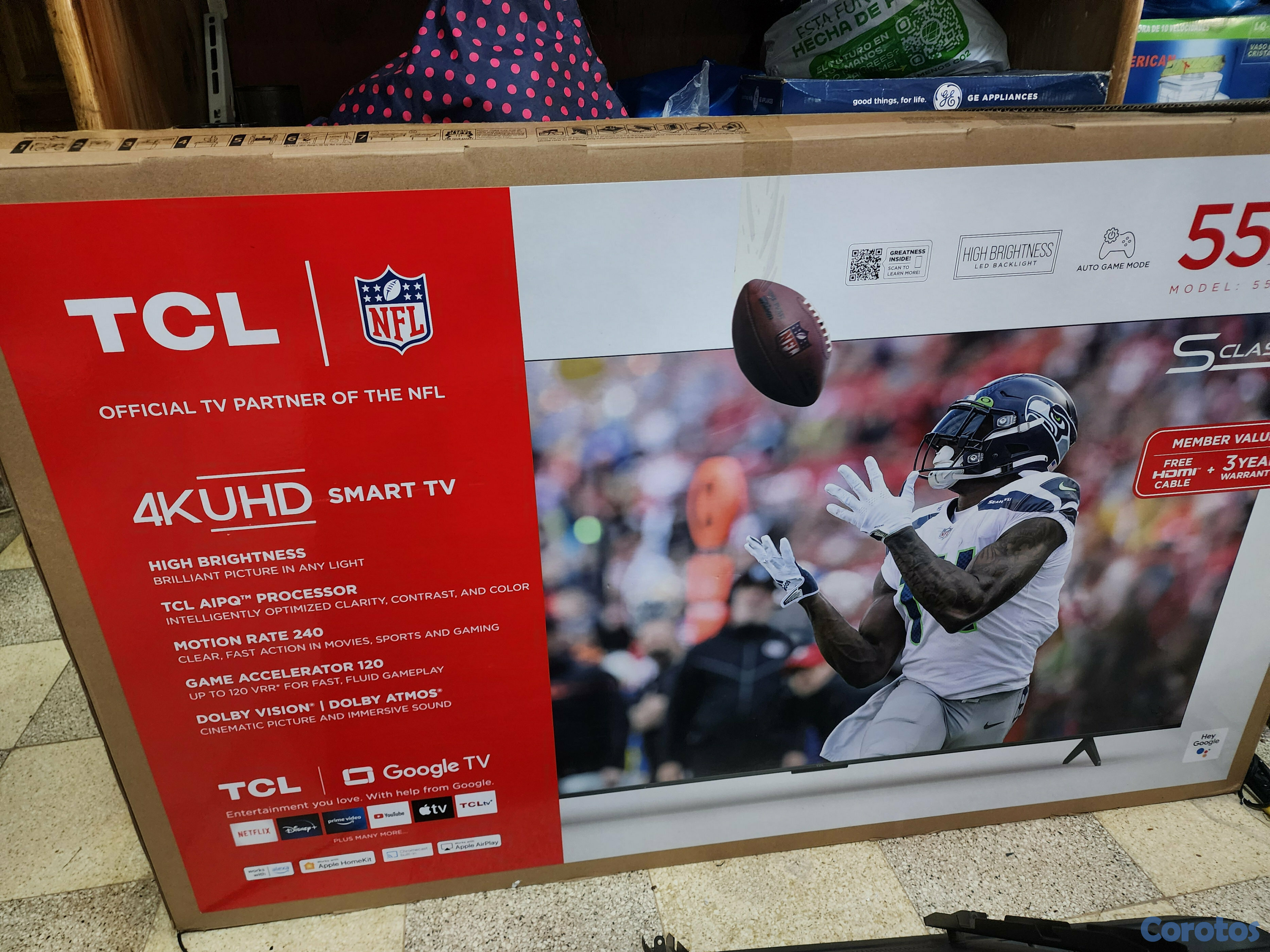 tv - tv tcl 55 pulgadas Smart tv Android 4k 2