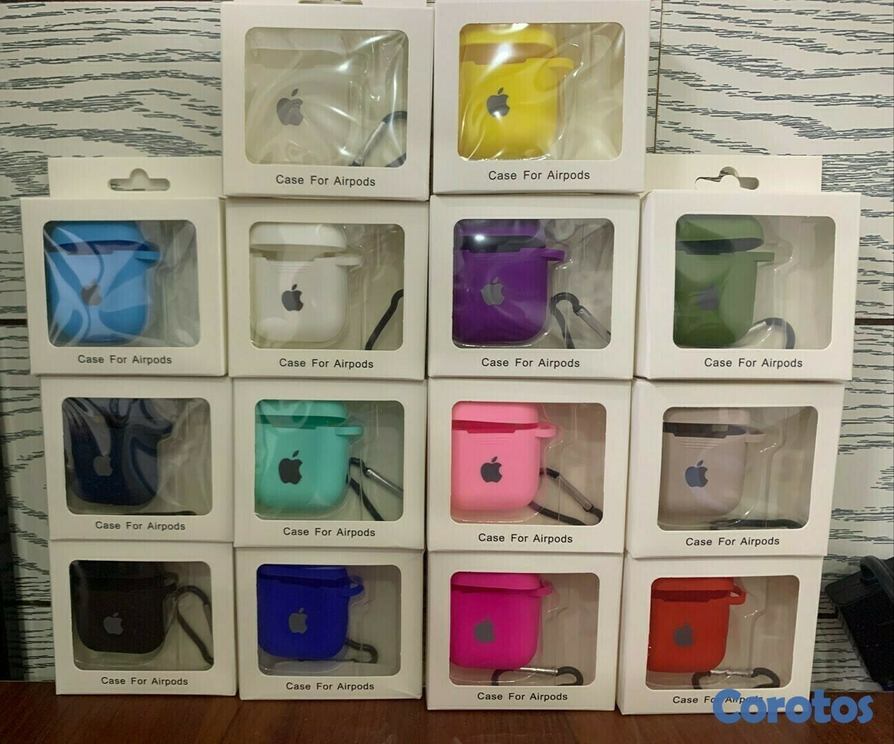 accesorios para electronica - Cover para audifonos inalambricos  AirPods 1ra & 2da generacion  3