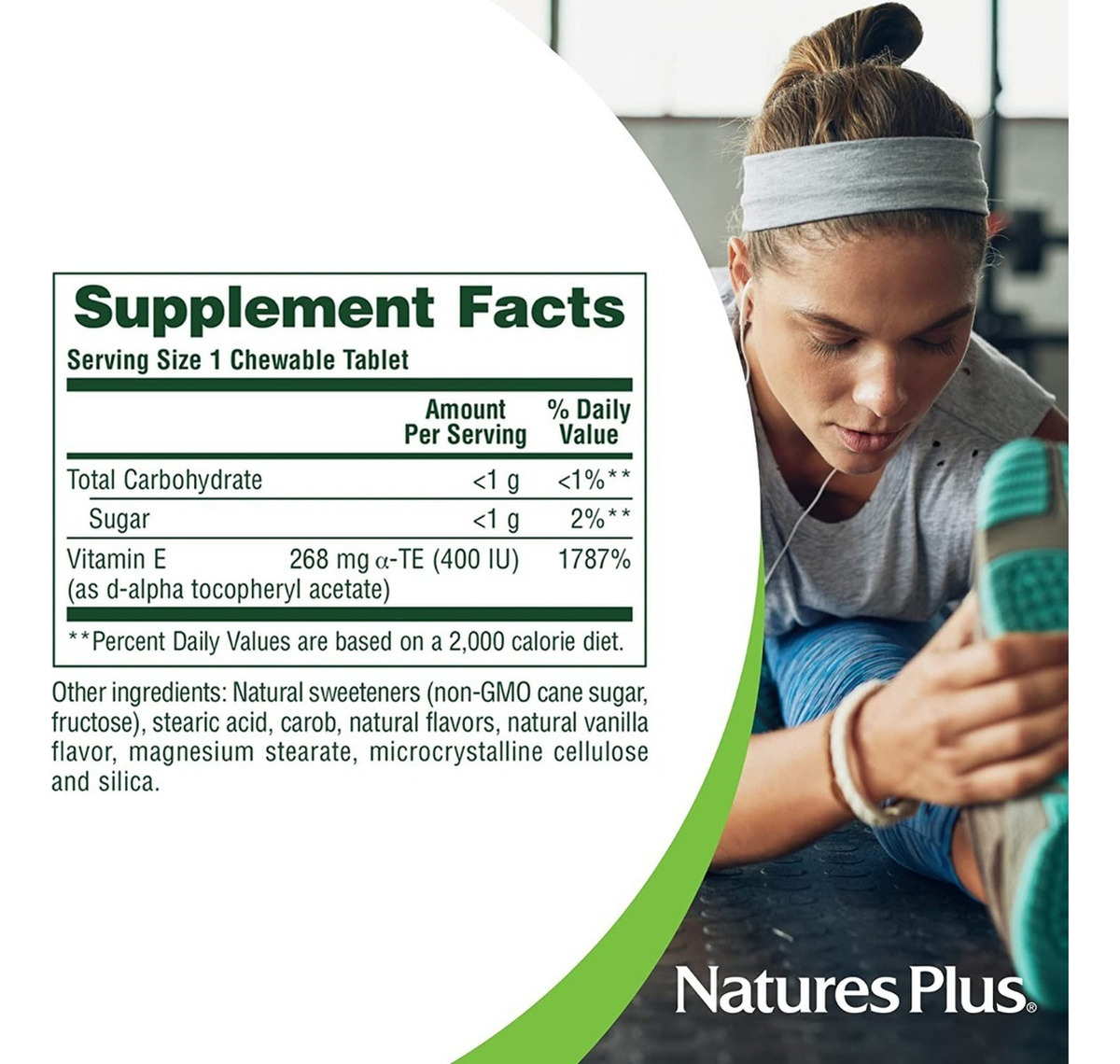 Salud y Equipamiento Médico - Vitamina E 90 Tab Nature S Plus 1