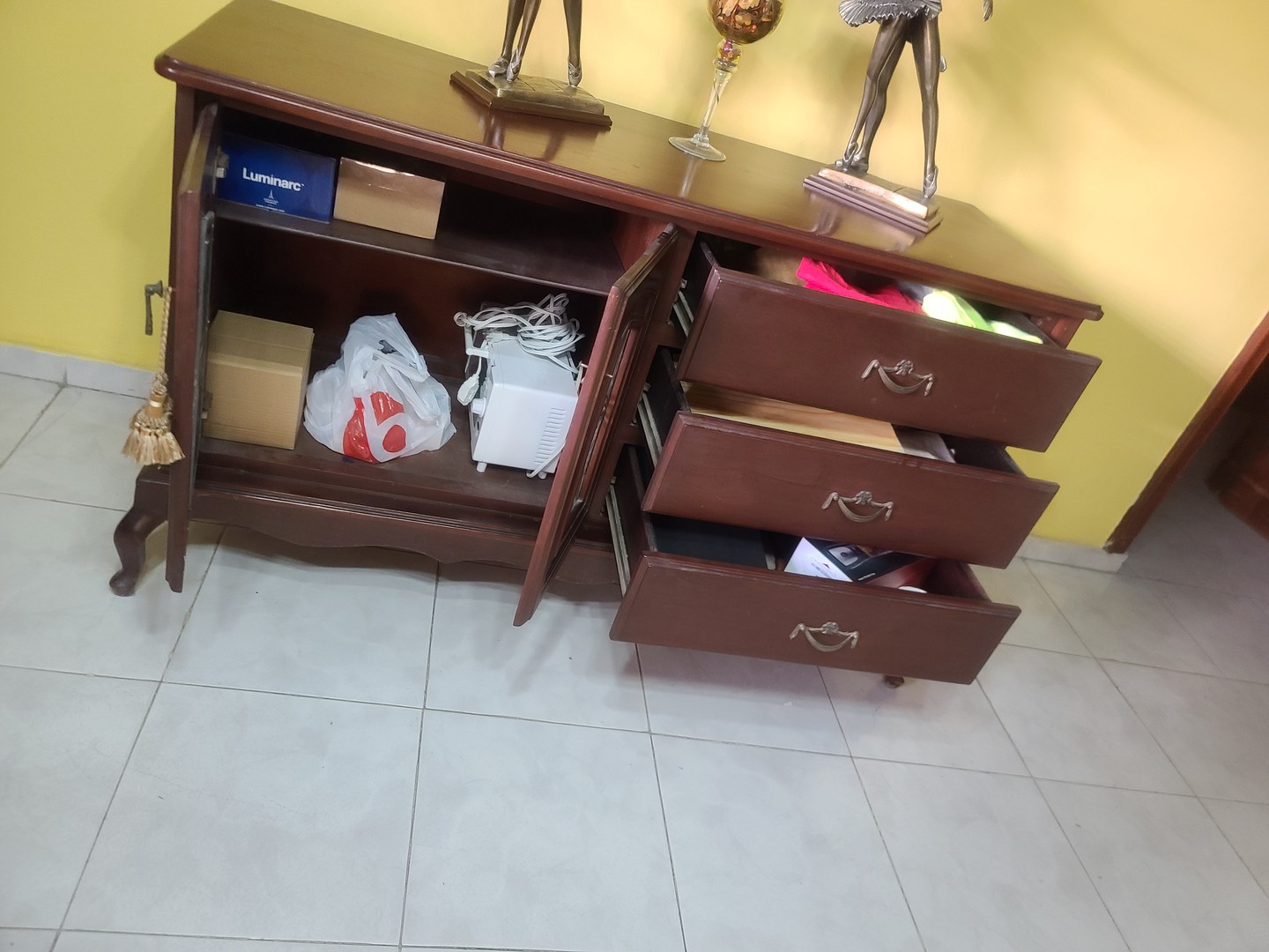 decoración y accesorios - Credenza madera centenaria  1