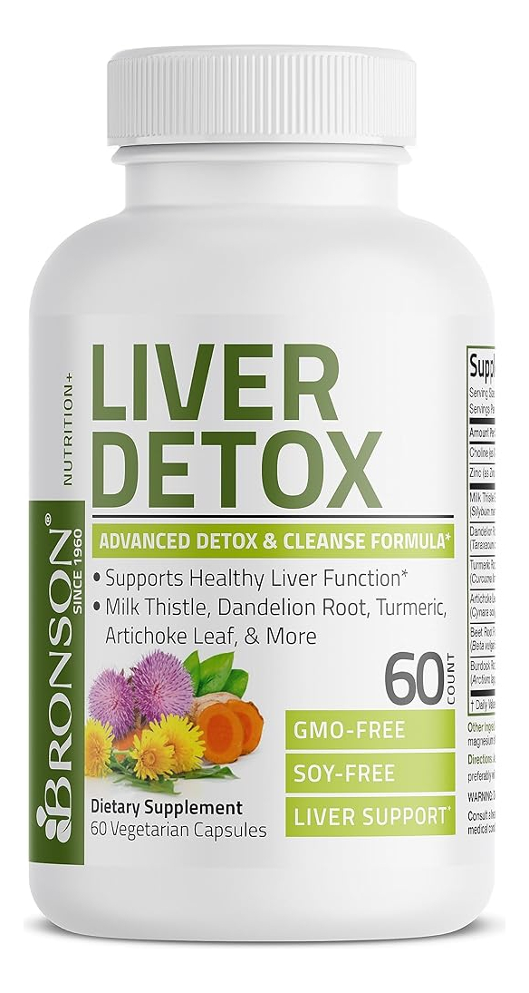 Salud y Equipamiento Médico - Bronson Liver Detox Advanced Detox & Cleansing Formula Apoya 0