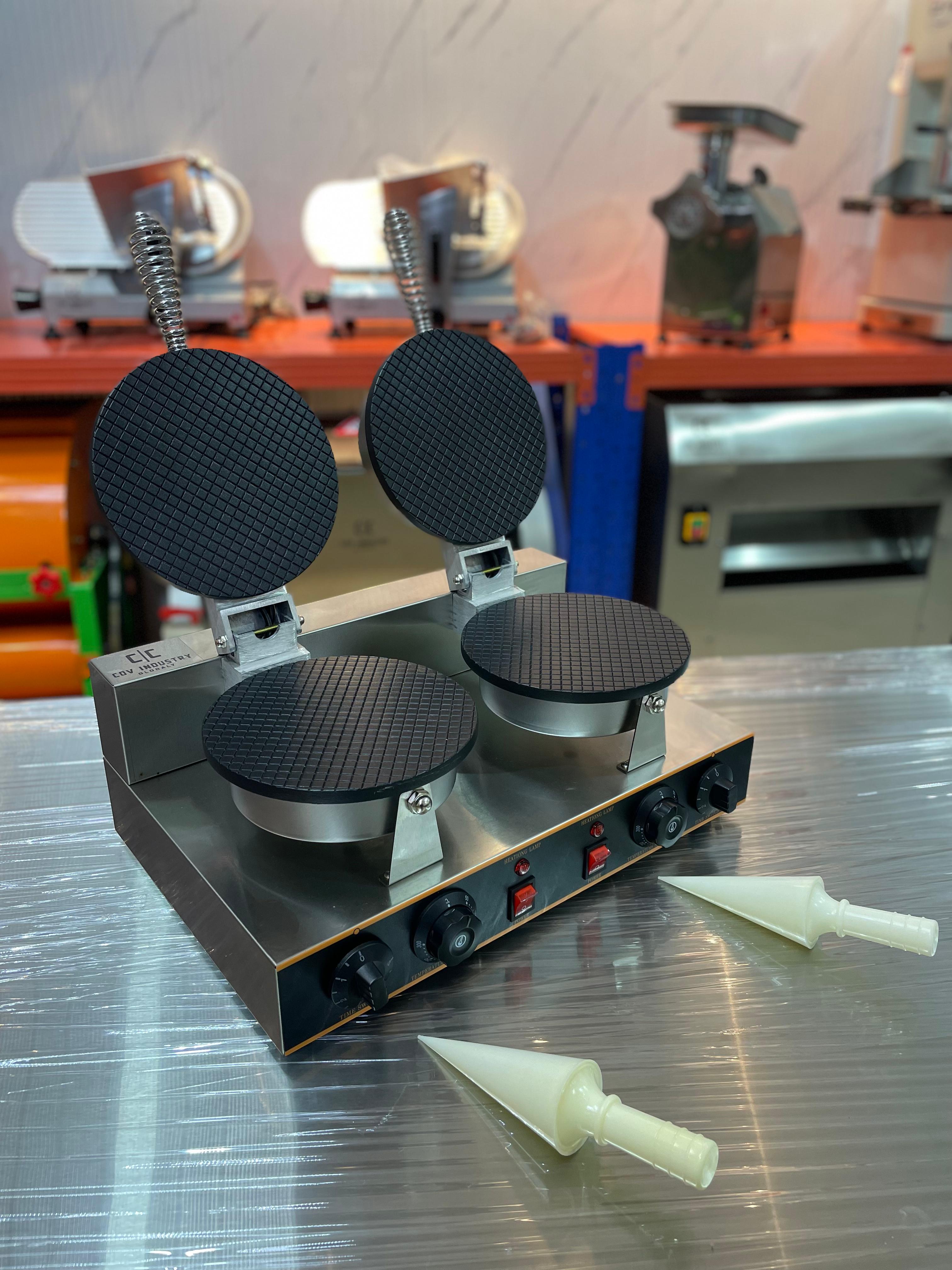 equipos profesionales - Maquina para hacer conos de helados gofres 8