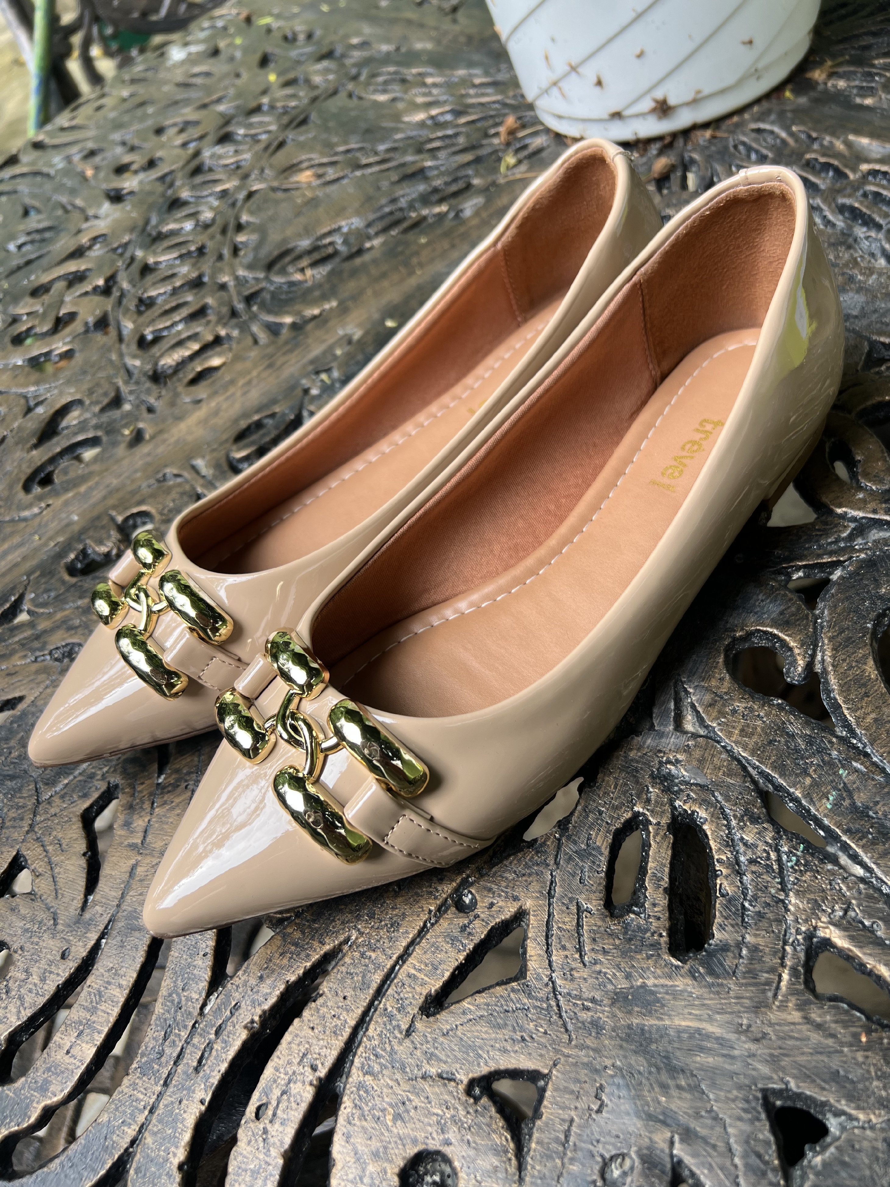 zapatos para mujer - Zapatos beige Size 7  3