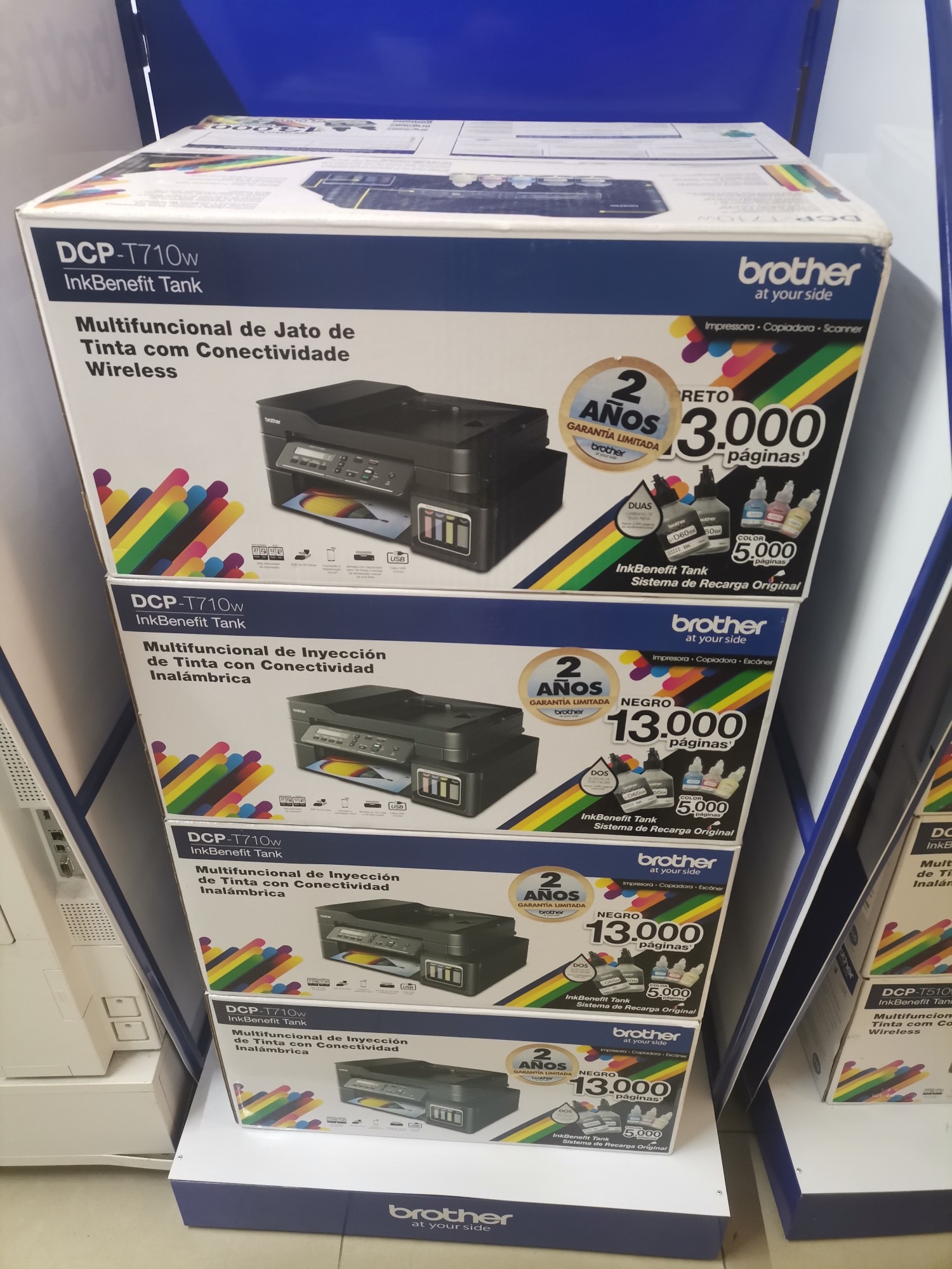 impresoras y scanners - Multifuncional  Brother DCP-T720W Color con SISTEMA de RECARGA de FABRICA  1