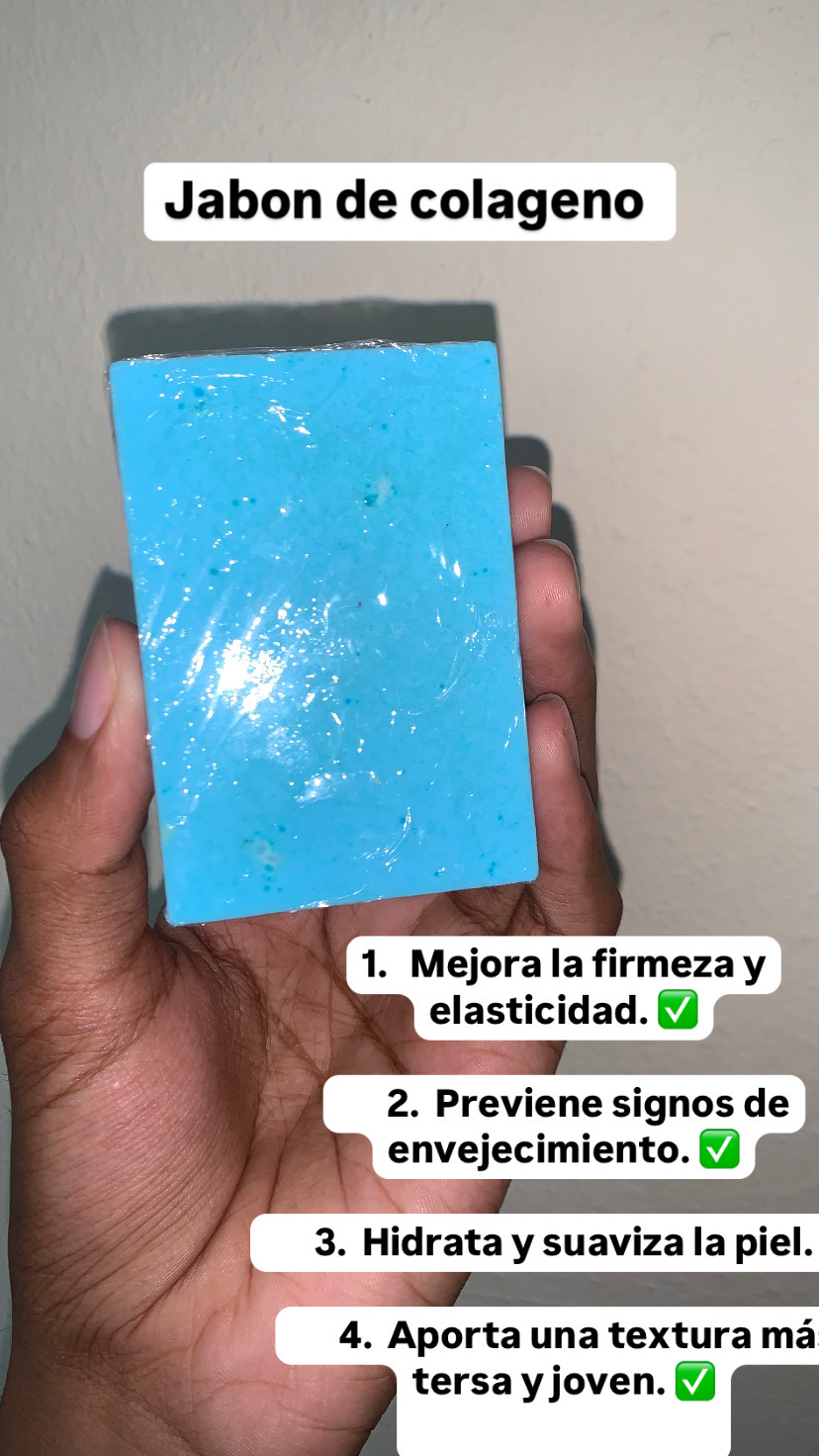 salud y belleza - jabones artesanales de cúrcuma, colageno o y bicarbonato con limón.  1