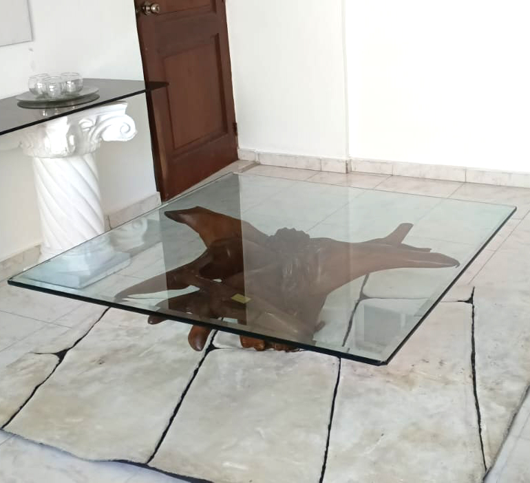 muebles y colchones - Mesa de Cristal en Caoca 0