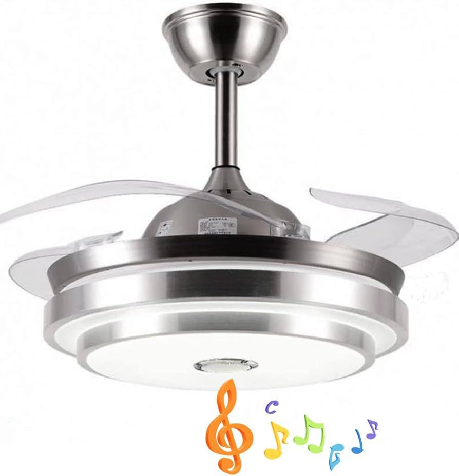 aires acondicionados y abanicos - Lámpara abanico Bluetooth 