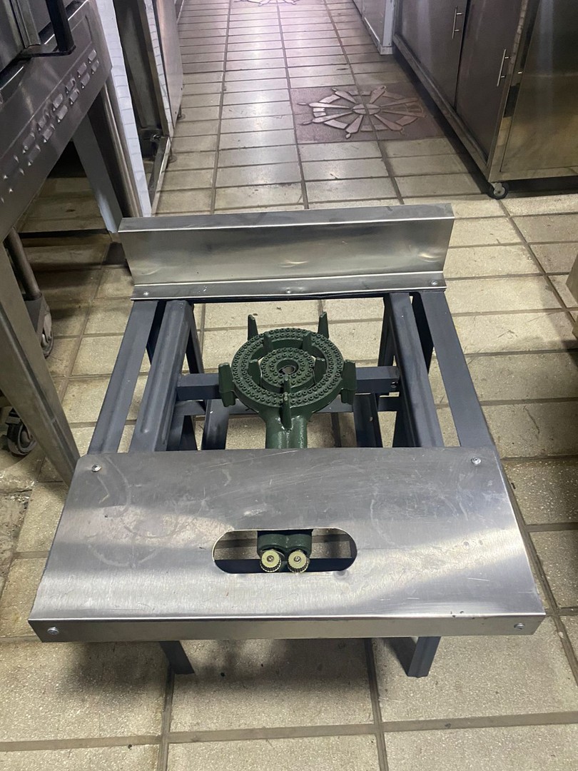 equipos profesionales - Estufa de 1 Quemador p30 en Acero Inoxidable 1