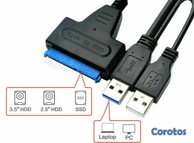 accesorios para electronica - Cable USB 3.0 a disco duro 3.5 y 2.5 - Enclosure 2