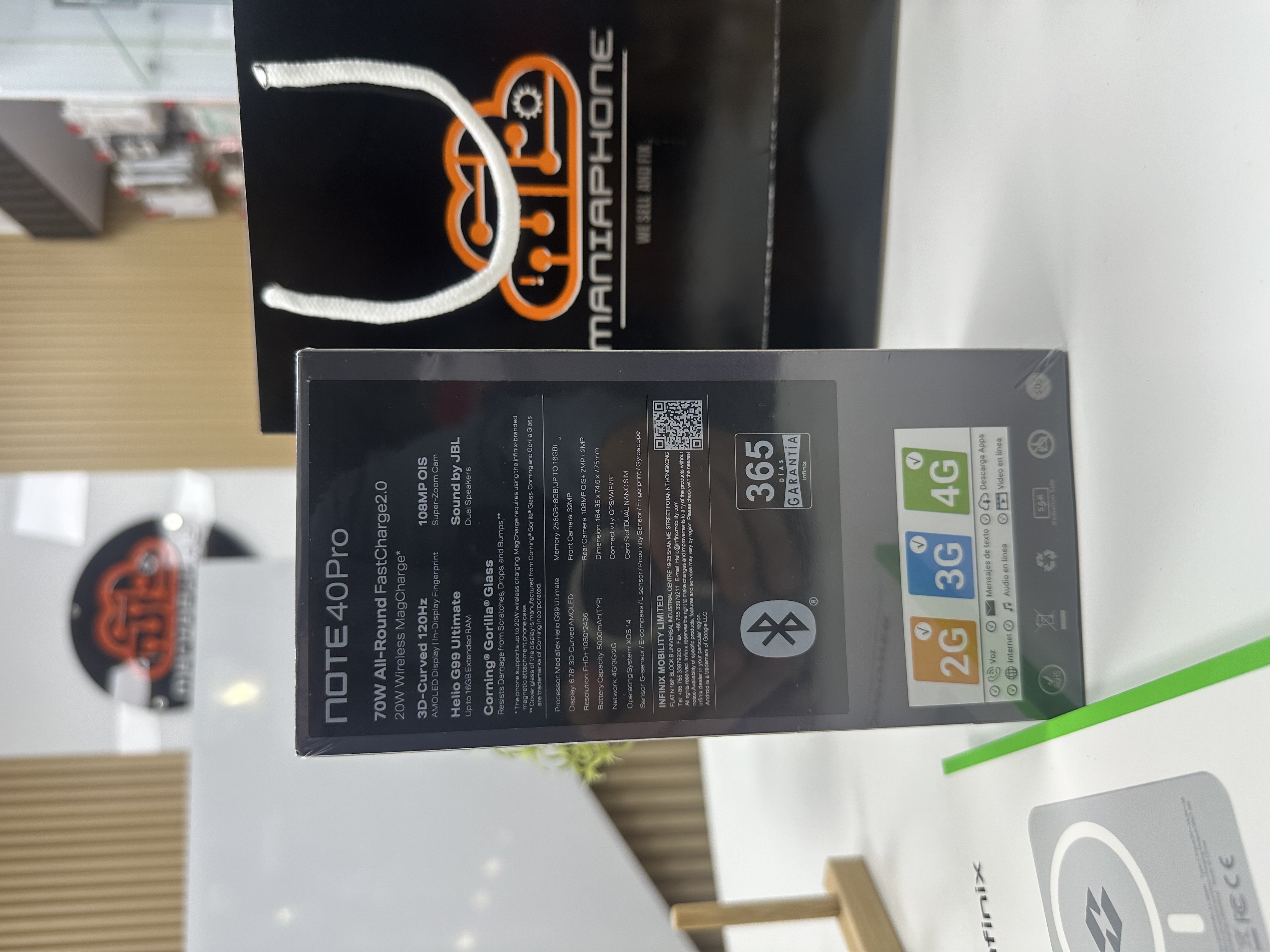 celulares y tabletas - Infinix Note 40 PRO BMW 256GB RAM 16GB Más Power Bank INFINIX 1