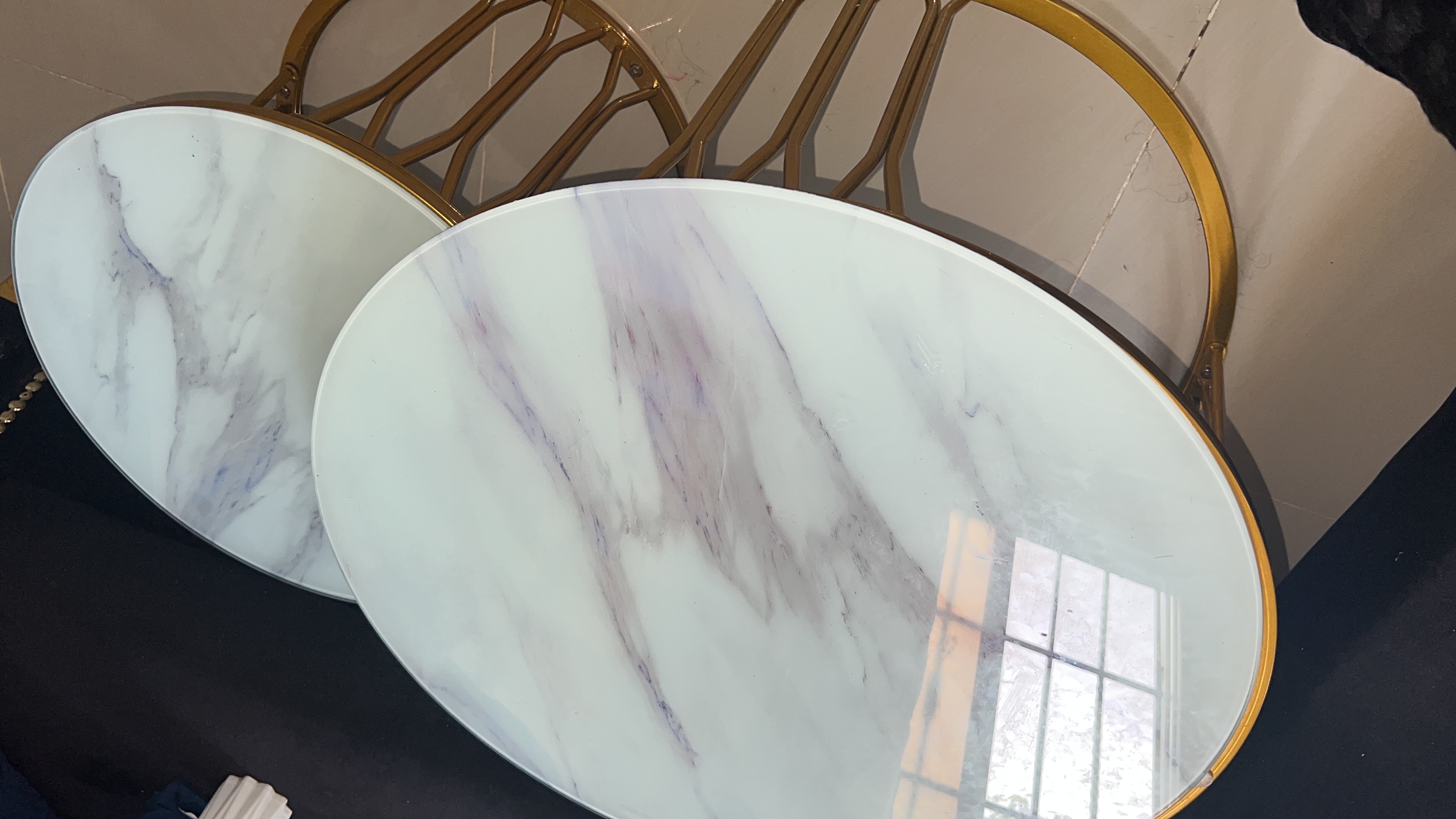 decoración y accesorios - venta de mesas con tope de  cristal  1