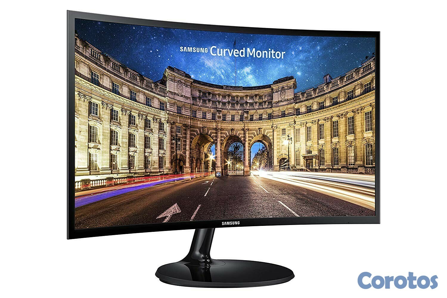 computadoras y laptops - MONITOR CURVO SAMSUNG 24 PULGADAS FHD (1,920 X 1,080) 1800R, LED,LC24F392FHNXZ 1