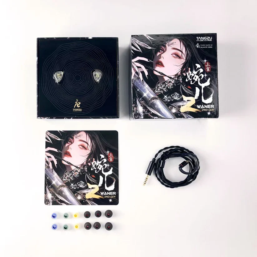 camaras y audio - Tangzu Wan'er 2 auriculares IEM 10mm DD jack 3.5mm 3