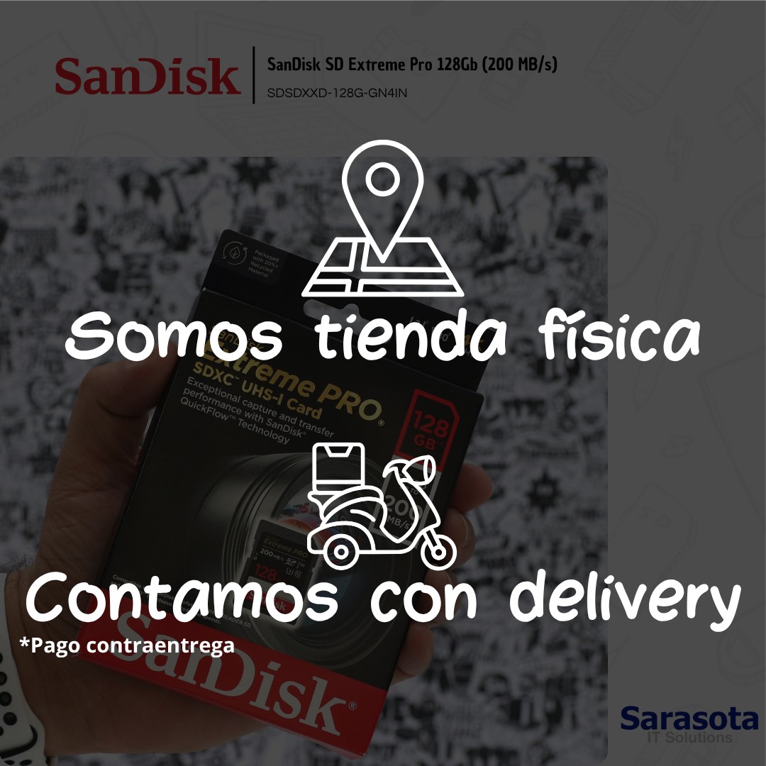 accesorios para electronica - Memoria SD 128Gb SanDisk Extreme Pro (200 MB/s) 2
