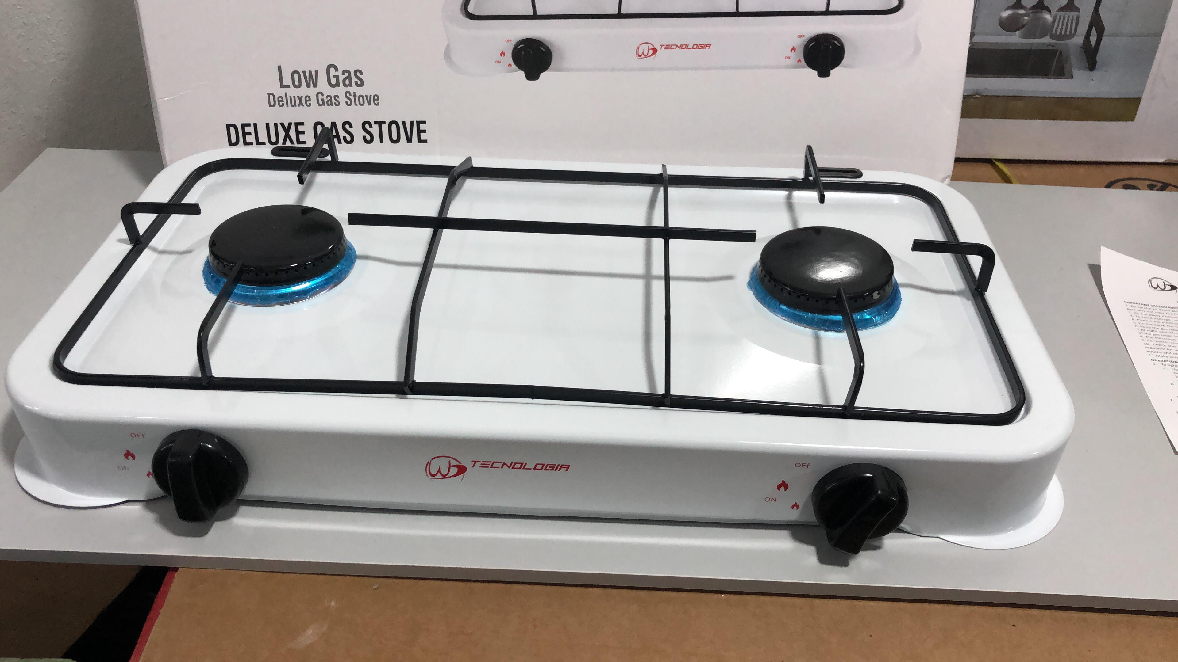electrodomesticos - estufa de mesa a gas 2 hornillas 