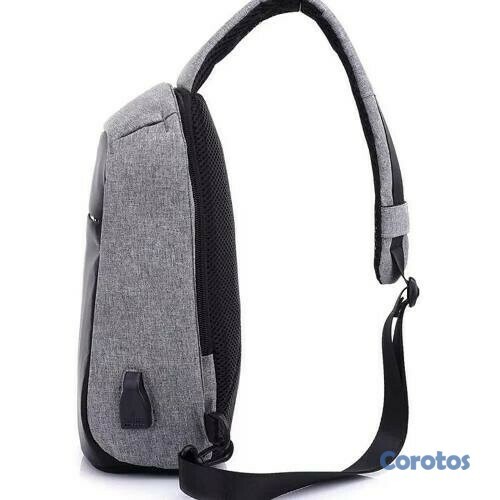 carteras y maletas - Mini mochila antirrobo impermeable con puerto de carga USB 2